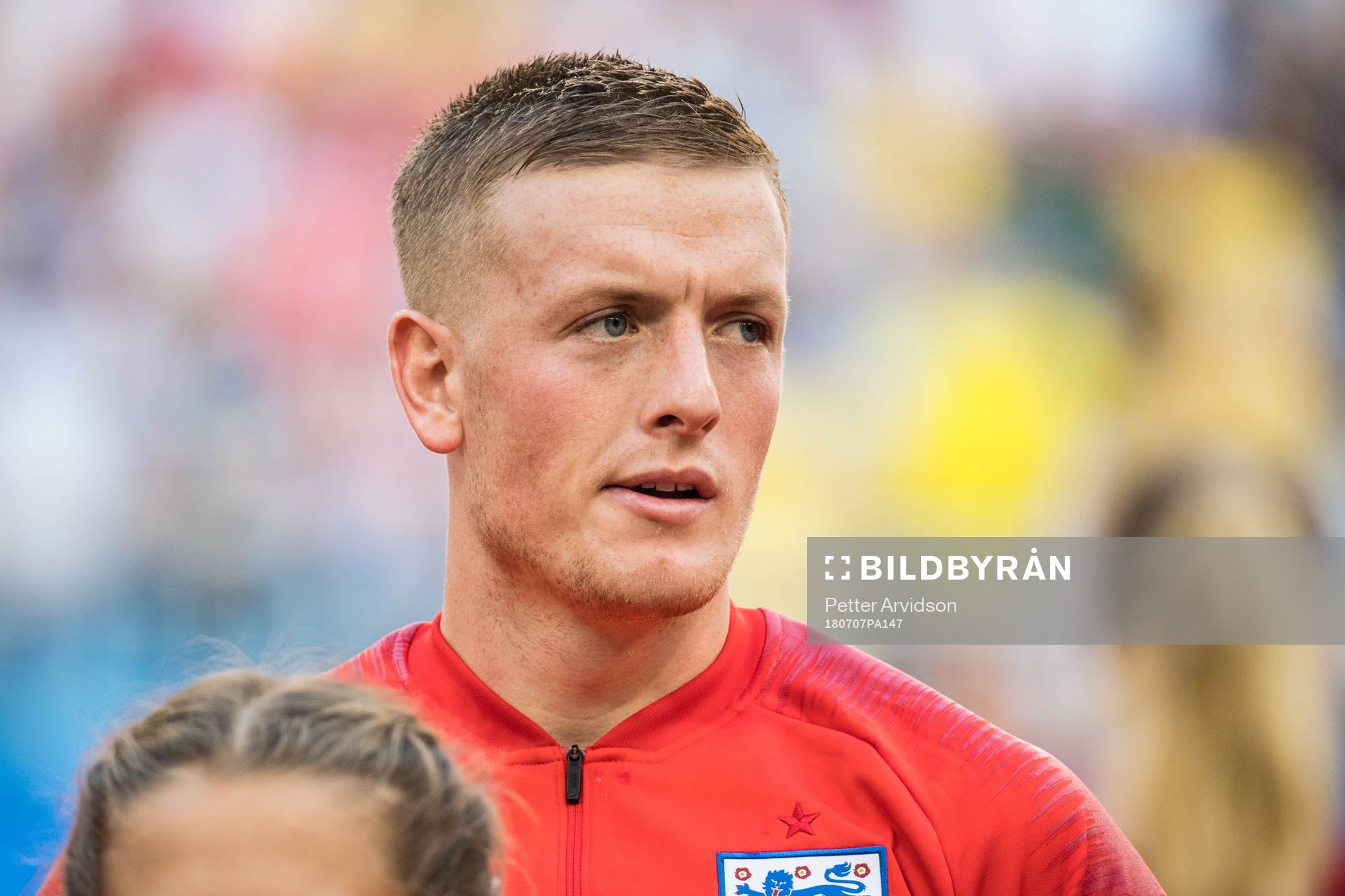 Goalkeeper Jordan Pickford of England prior the FIFA World