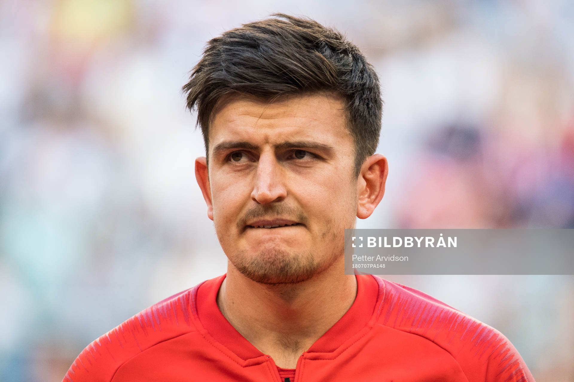 Harry Maguire of England prior the FIFA World Cup quarter