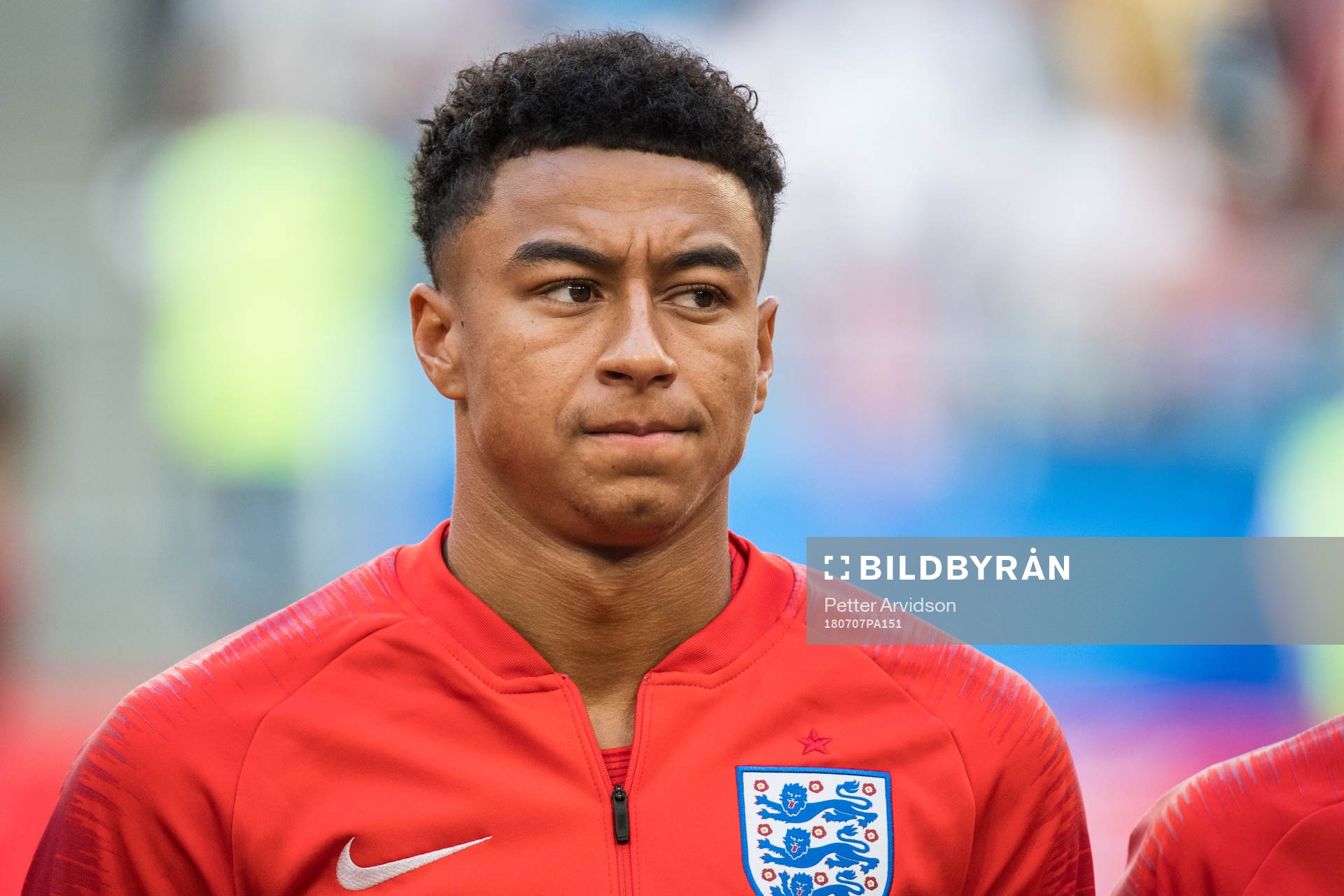 Jesse Lingard of England prior the FIFA World Cup quarter