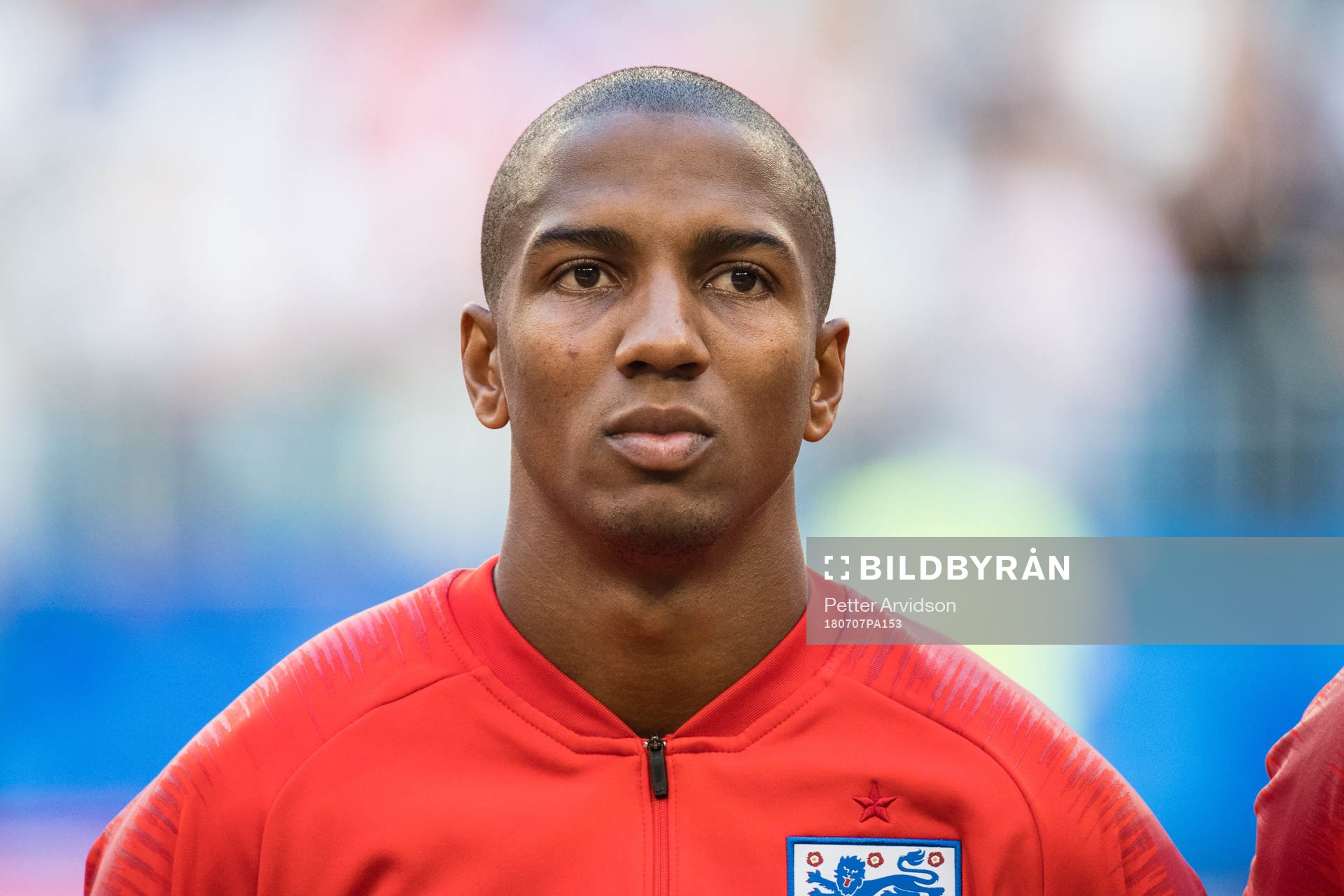 Ashley Young of England prior the FIFA World Cup quarter