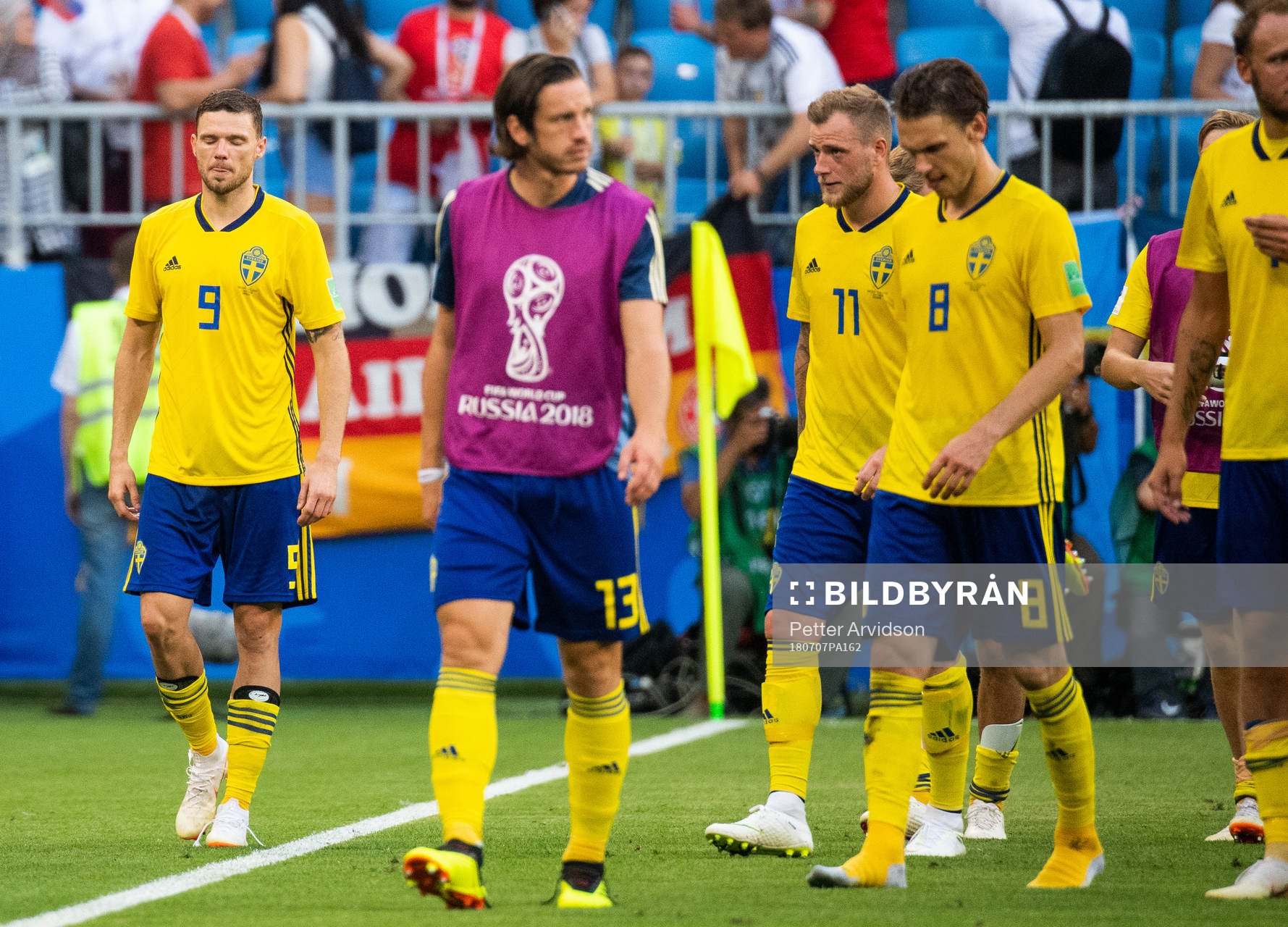 Marcus Berg, Gustav Svensson, John Guidetti and Albin Ekdal