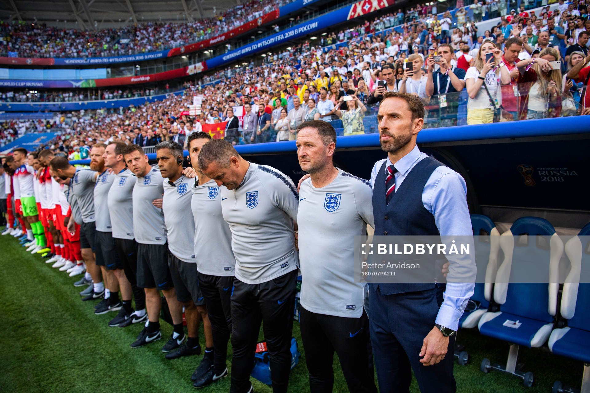 Head coach Gareth Southgate of England prior to the FIFA