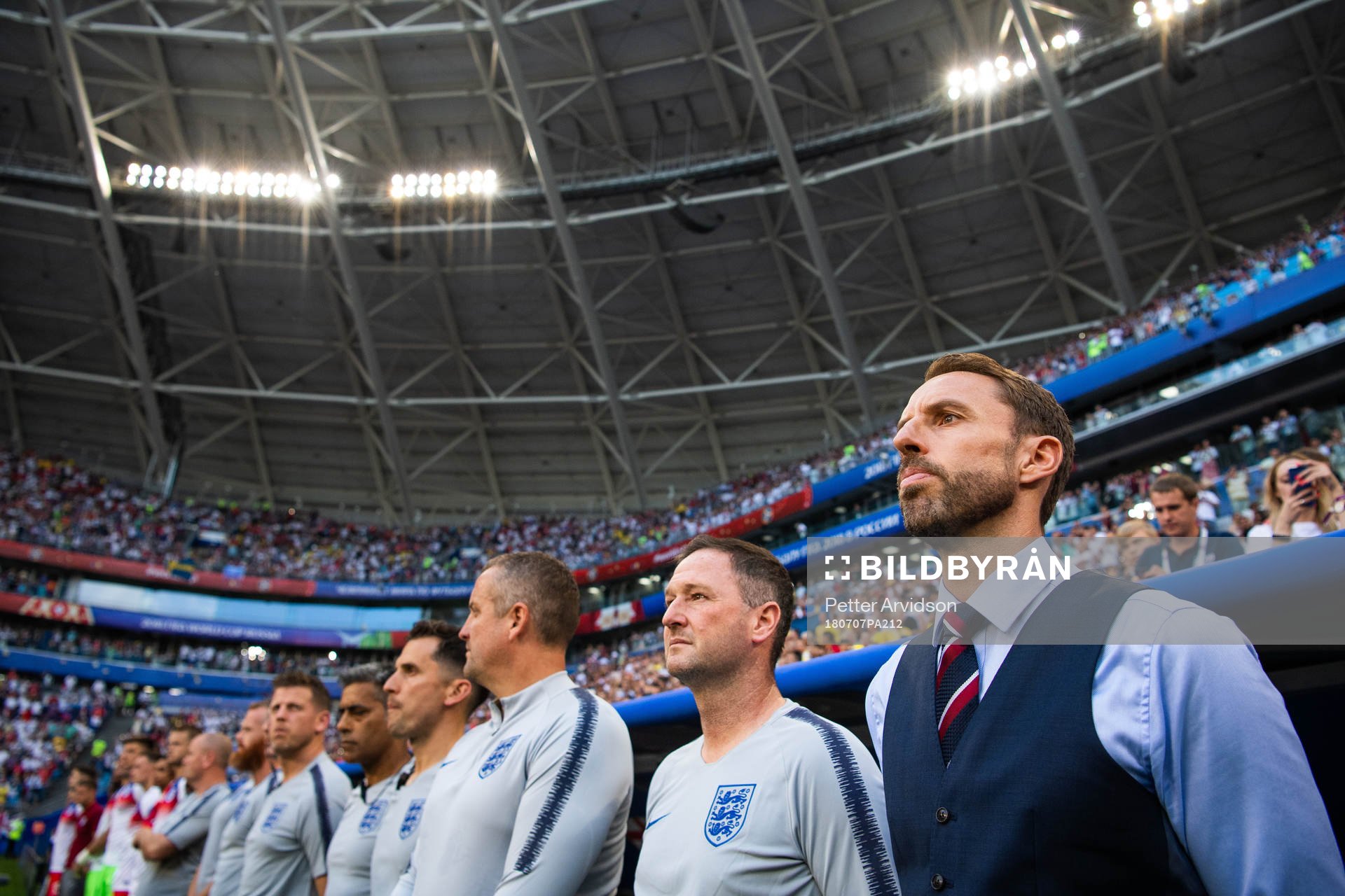 Head coach Gareth Southgate of England prior to the FIFA