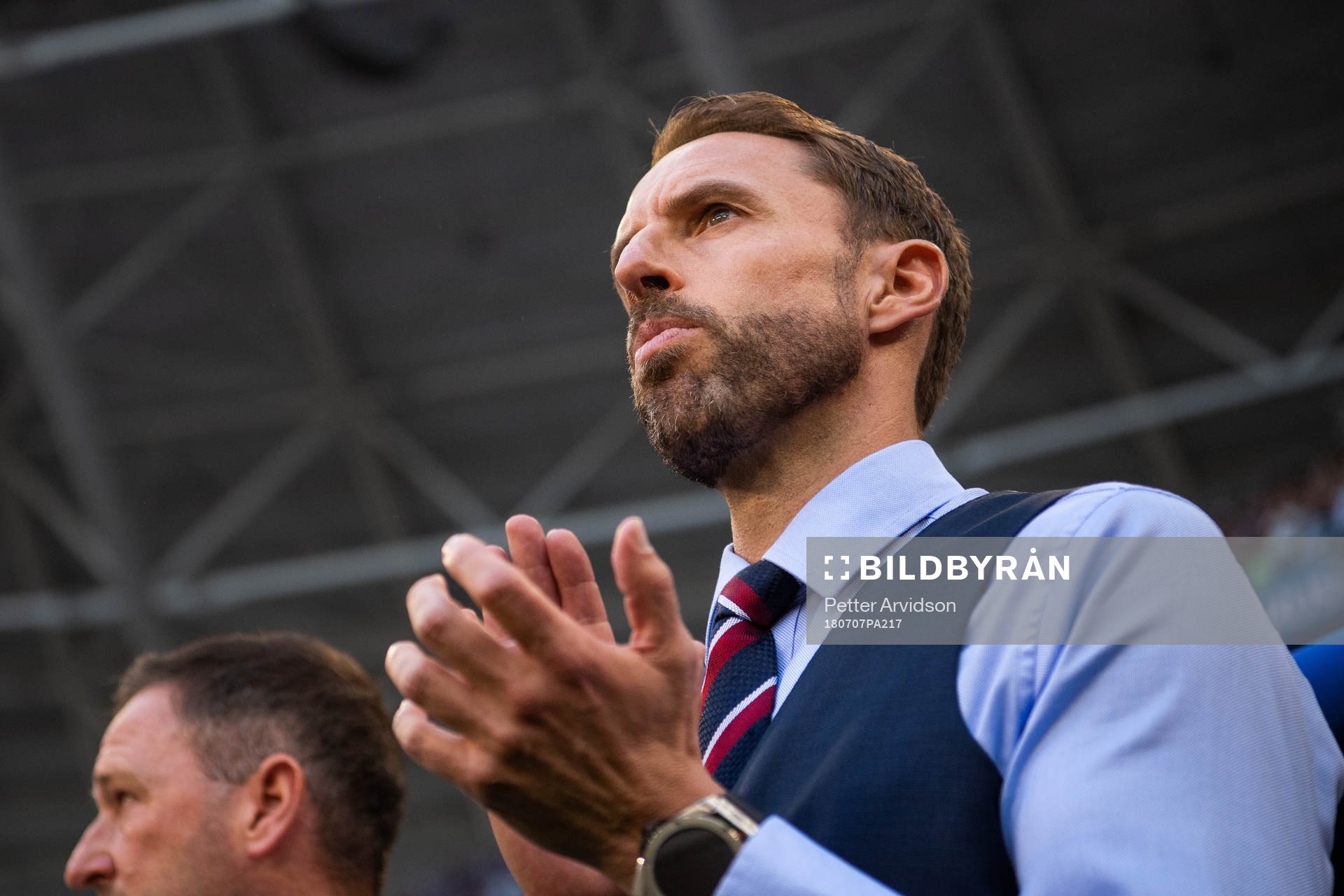Head coach Gareth Southgate of England prior to the FIFA