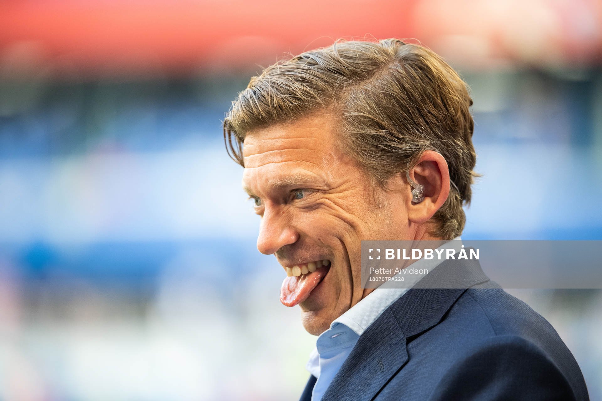 Jesper Blomqvist of Sweden, invited as a FIFA Legend