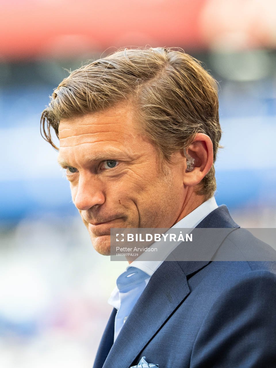 Jesper Blomqvist of Sweden, invited as a FIFA Legend