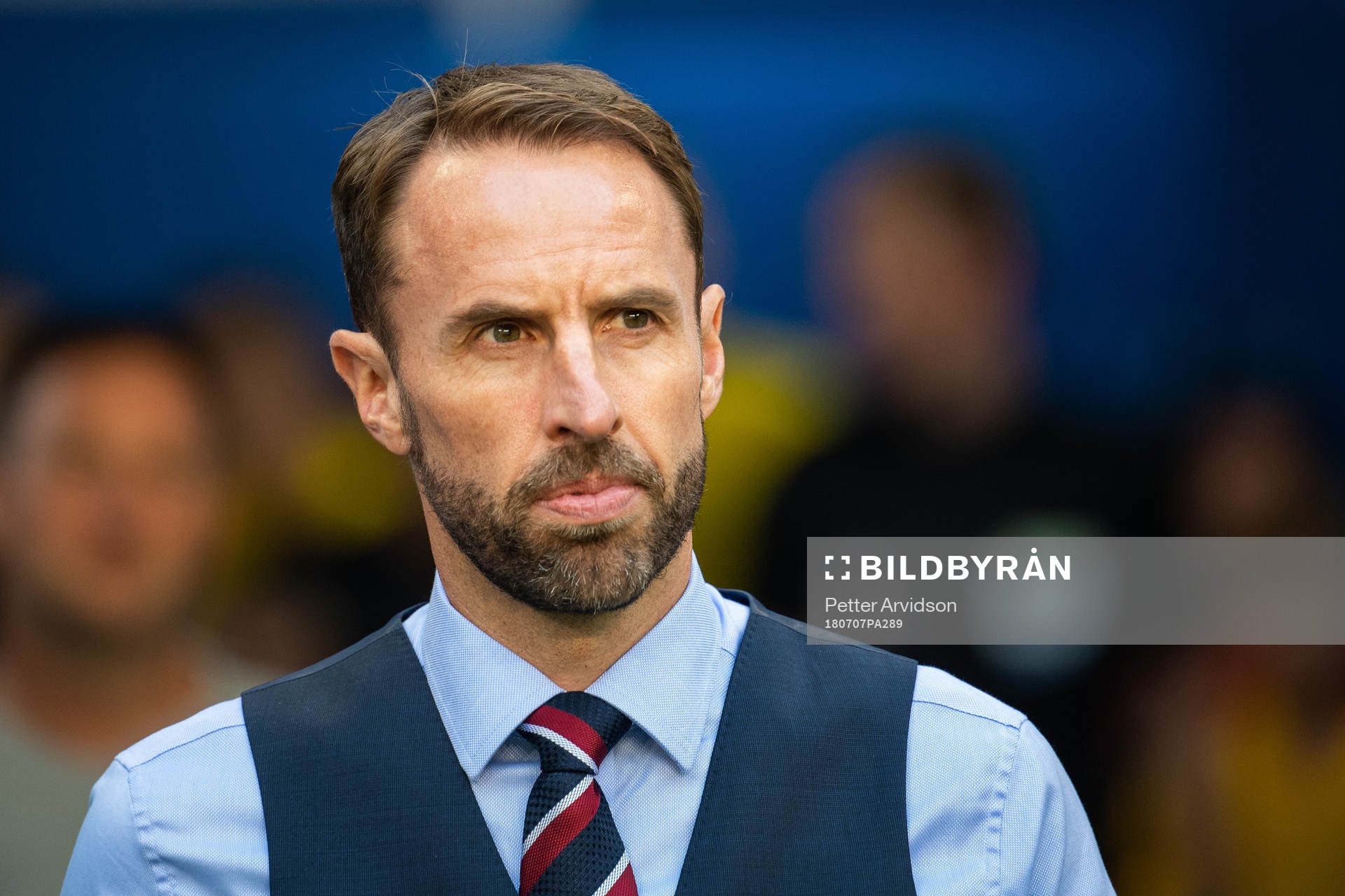 Head coach Gareth Southgate of England