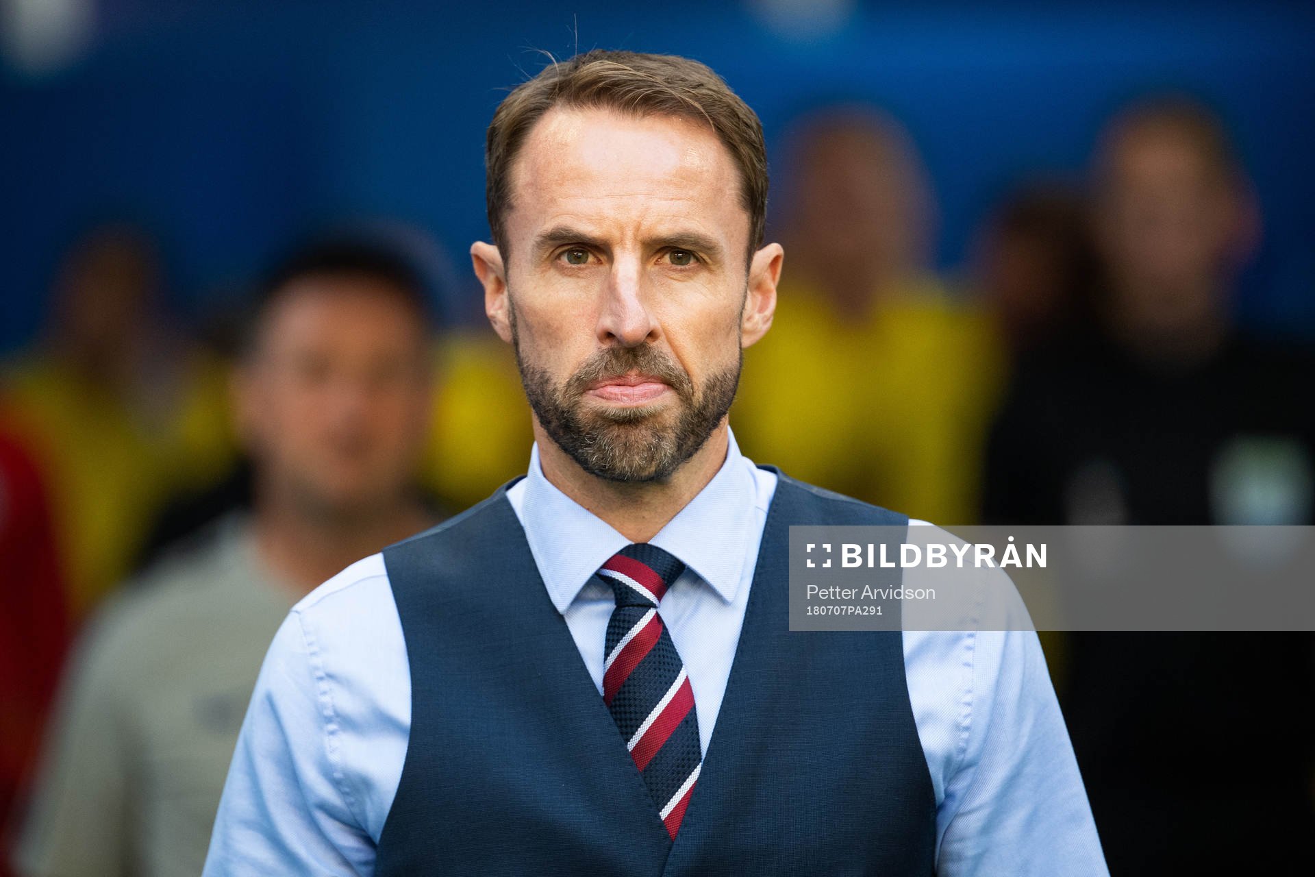 Head coach Gareth Southgate of England