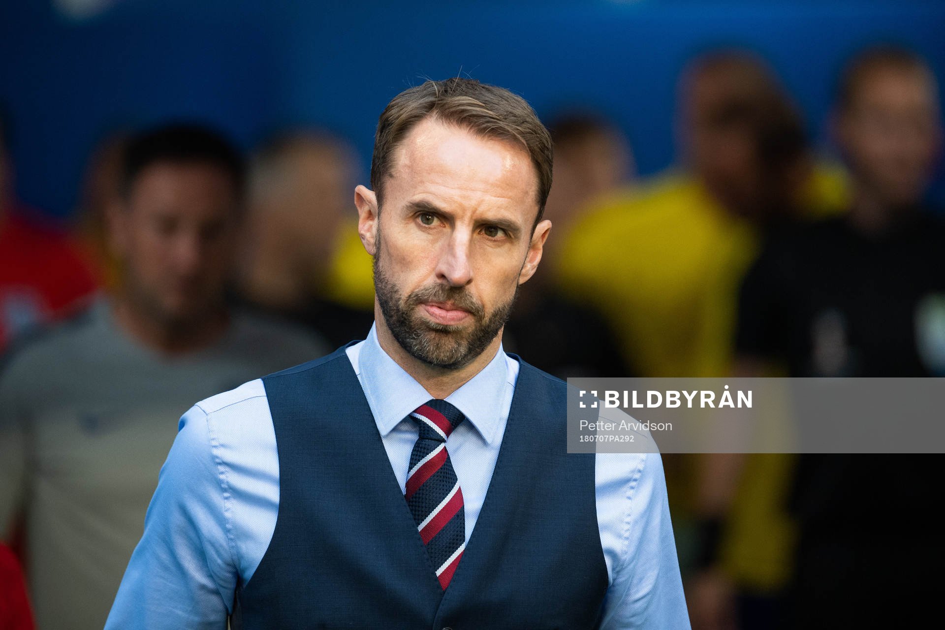 Head coach Gareth Southgate of England