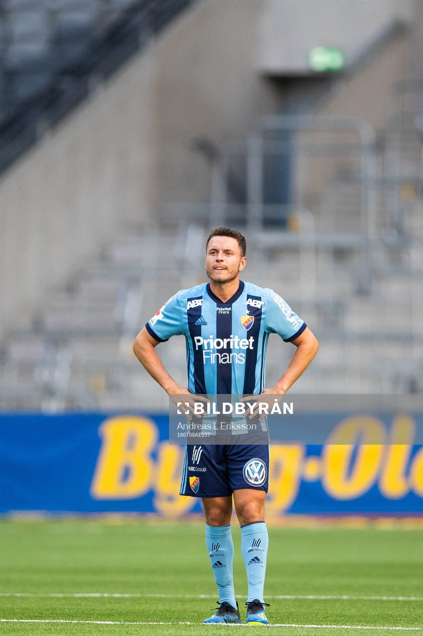 Djurgårdens Kerim Mrabti deppar