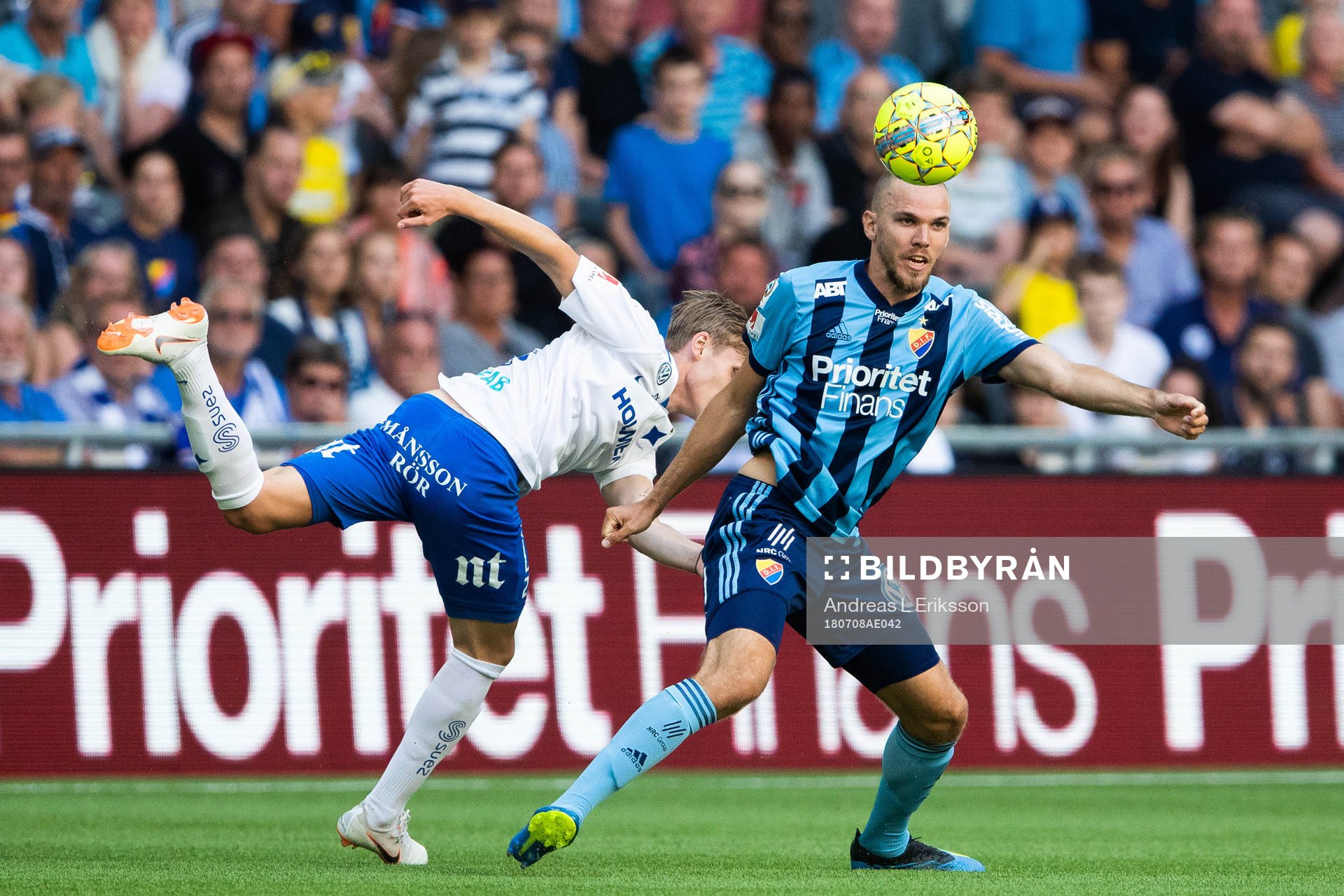 Norrköpings Arnór Sigurdsson och Djurgårdens Marcus