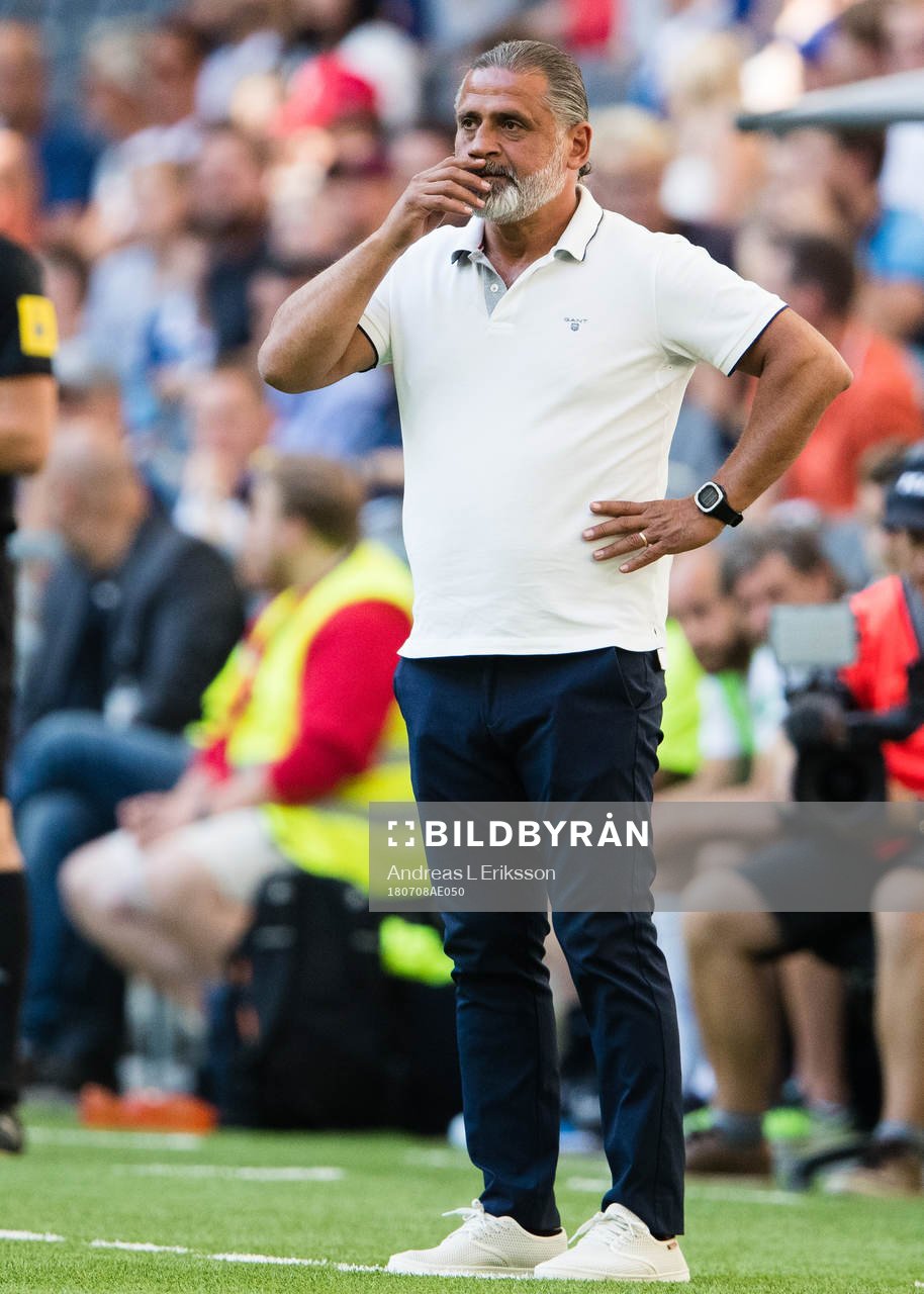 Djurgårdens tränare Özcan Melkemichel