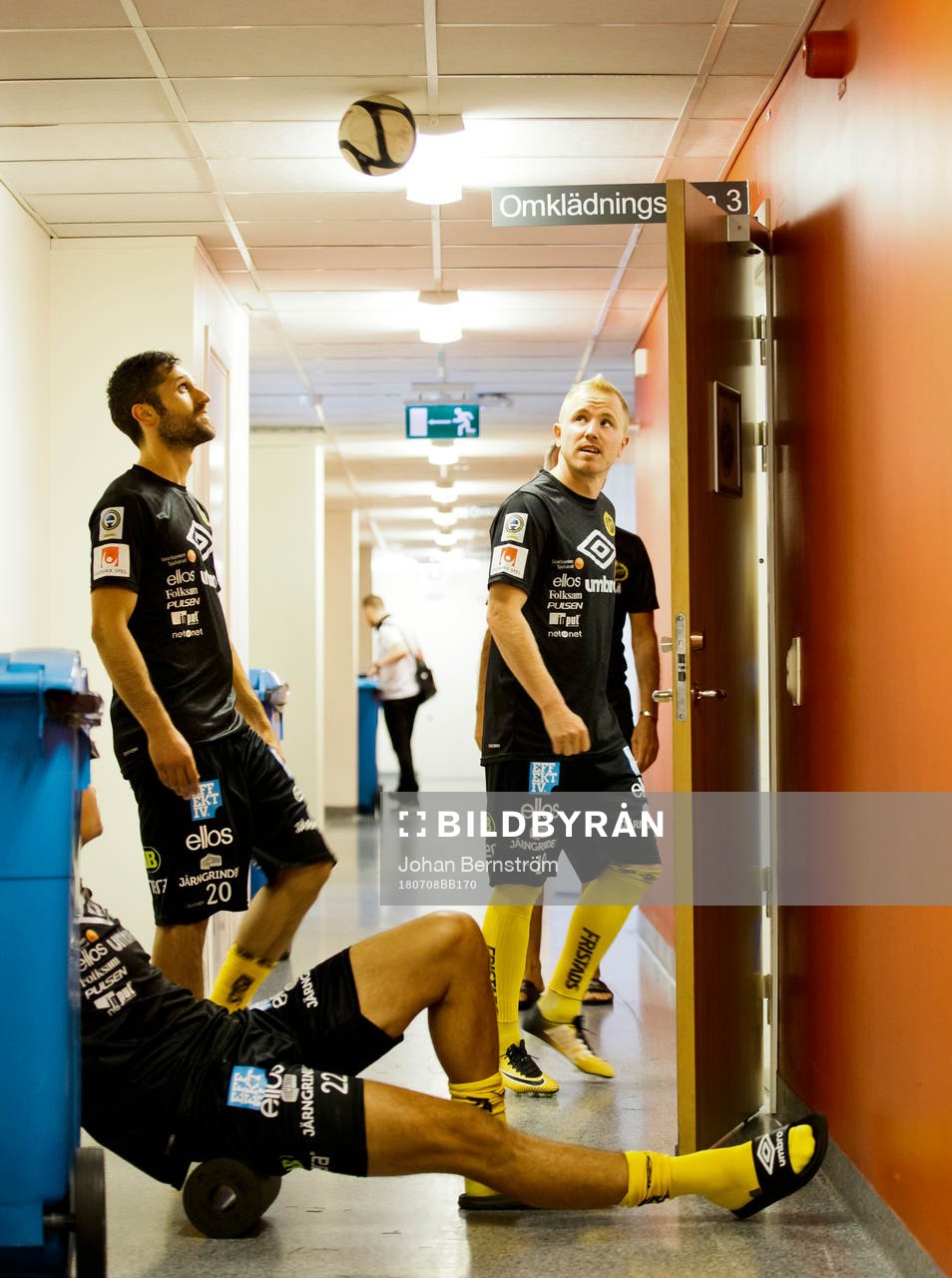 Elfsborgs Viktor Prodell, Emir Bajrami och Simon Lundevall
