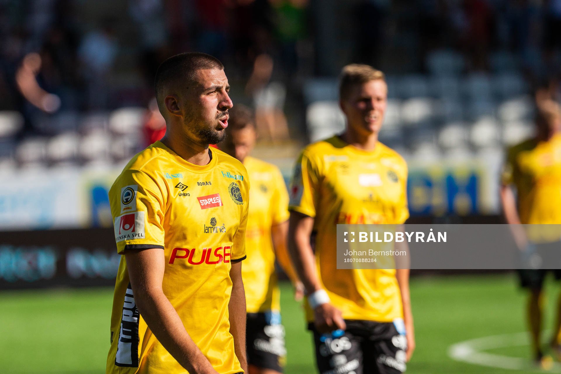 Elfsborgs Ibrahim Dresevic och Joakim Nilsson deppar