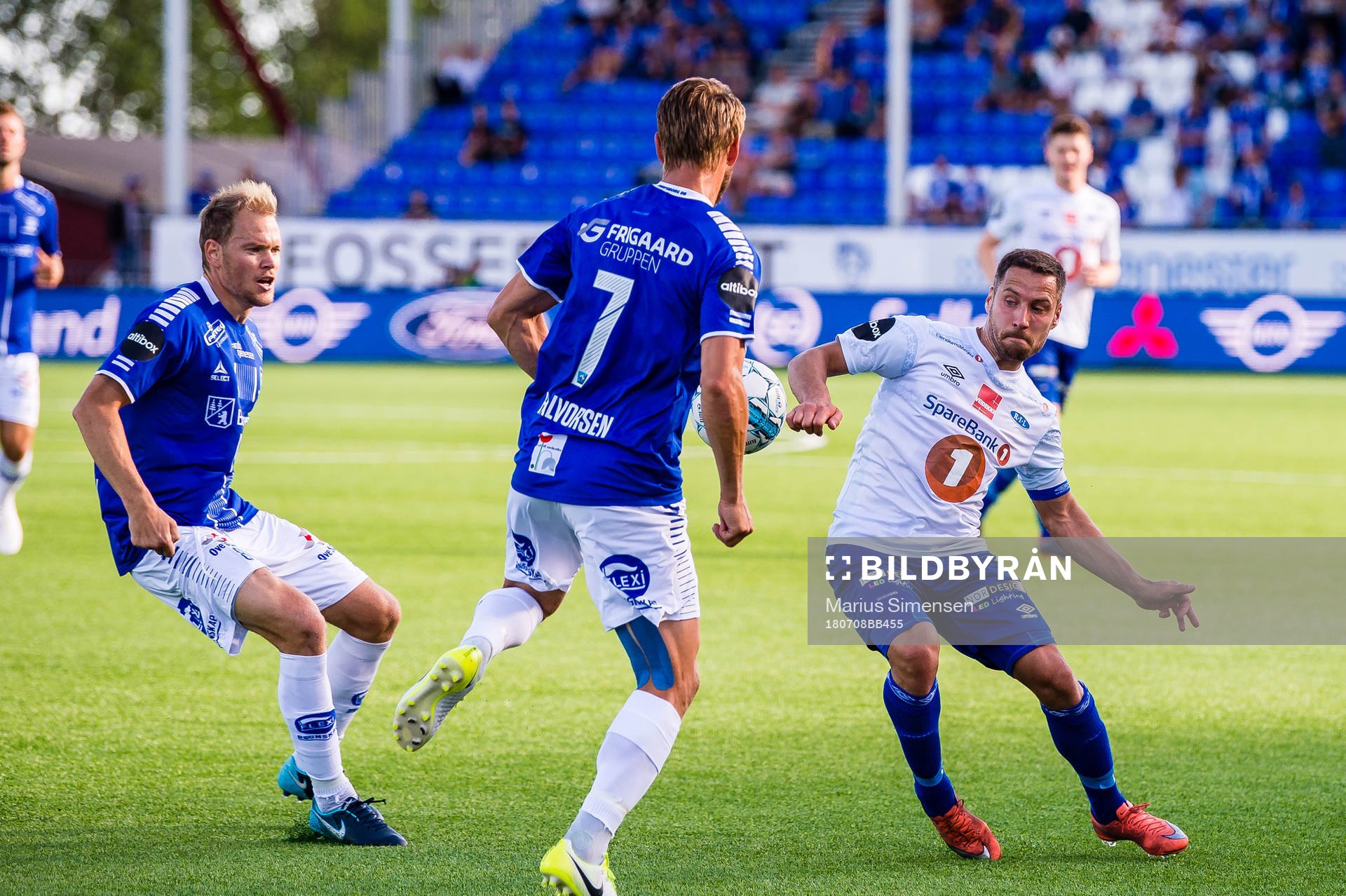 Matti Lund Nielsen of Sarpsborg 08 and Mads Reginiussen of