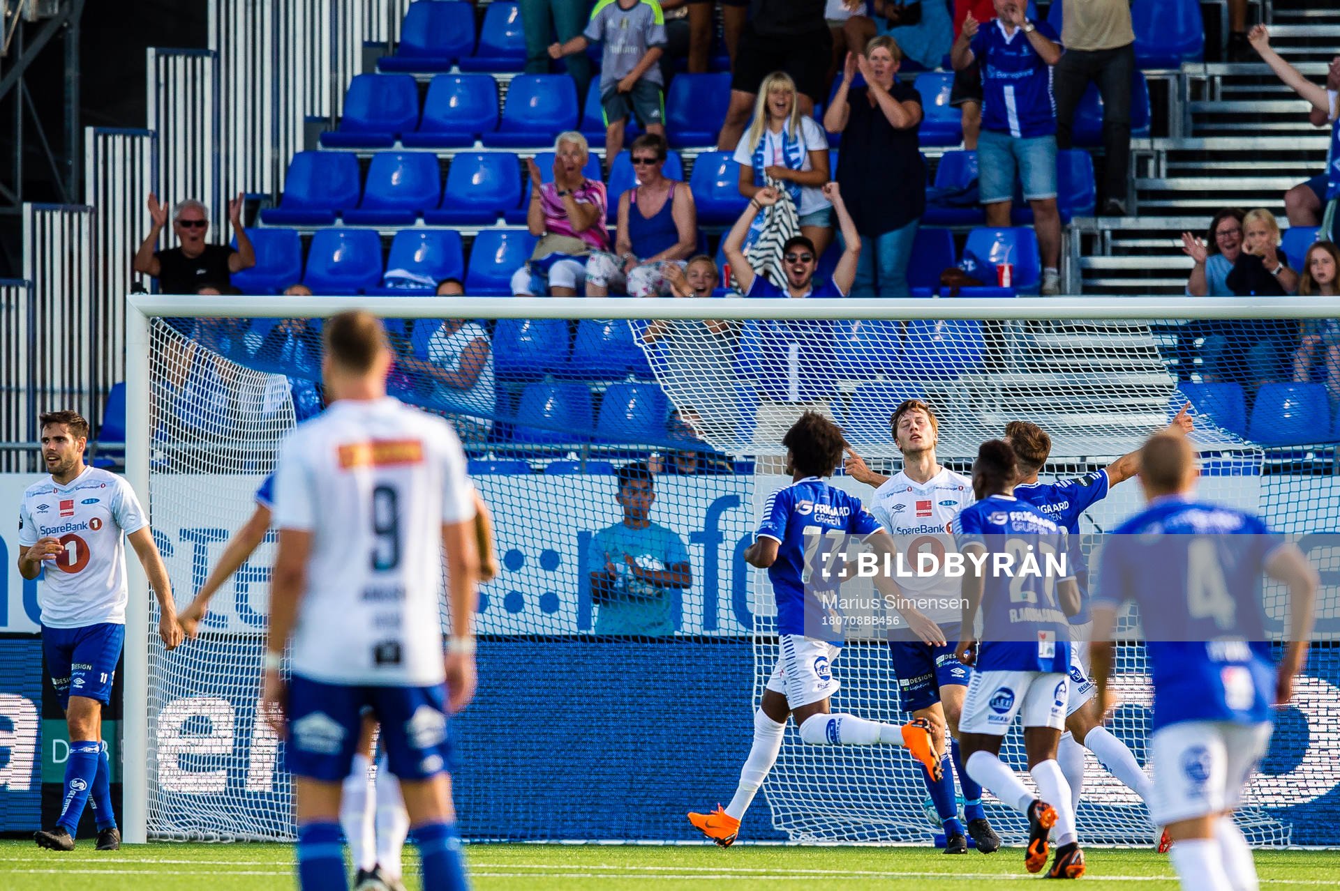 Amin Soleiman Askar of Sarpsborg 08 celebrates the 2-0 goal