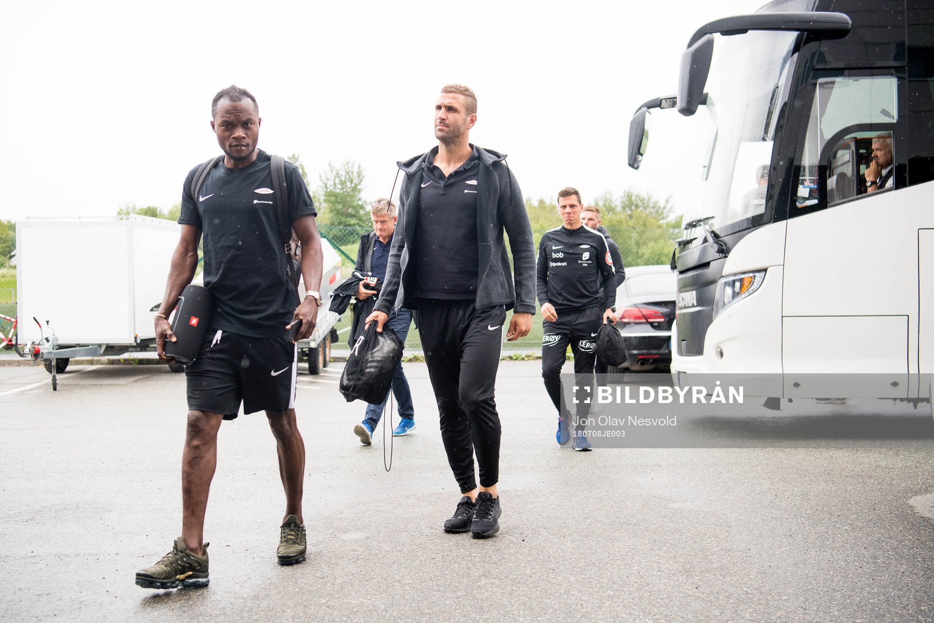 Azar Karadas of Brann arrives