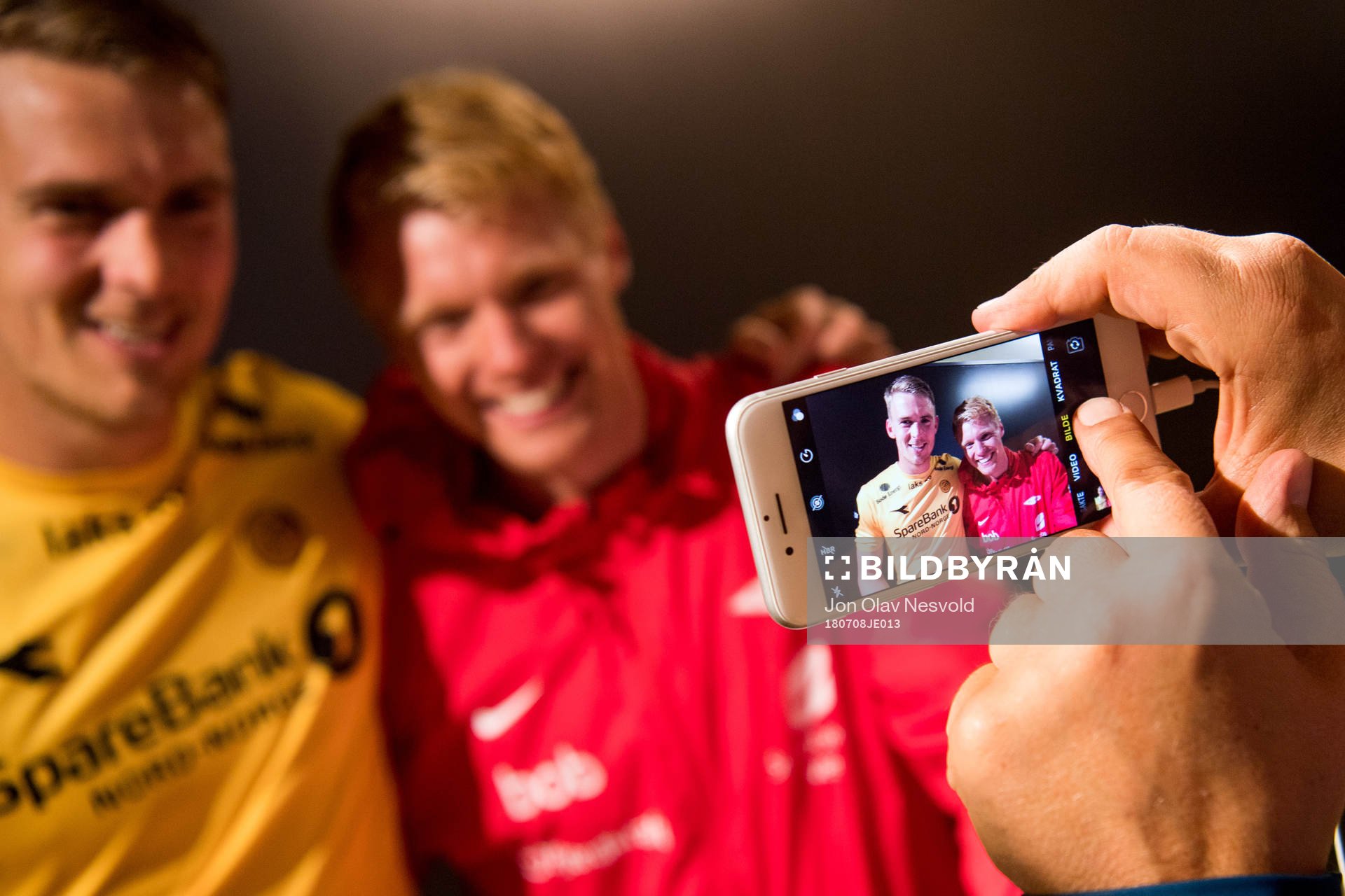 Kristian Fardal Opseth of Bodø/Glimt and Sivert Heltne