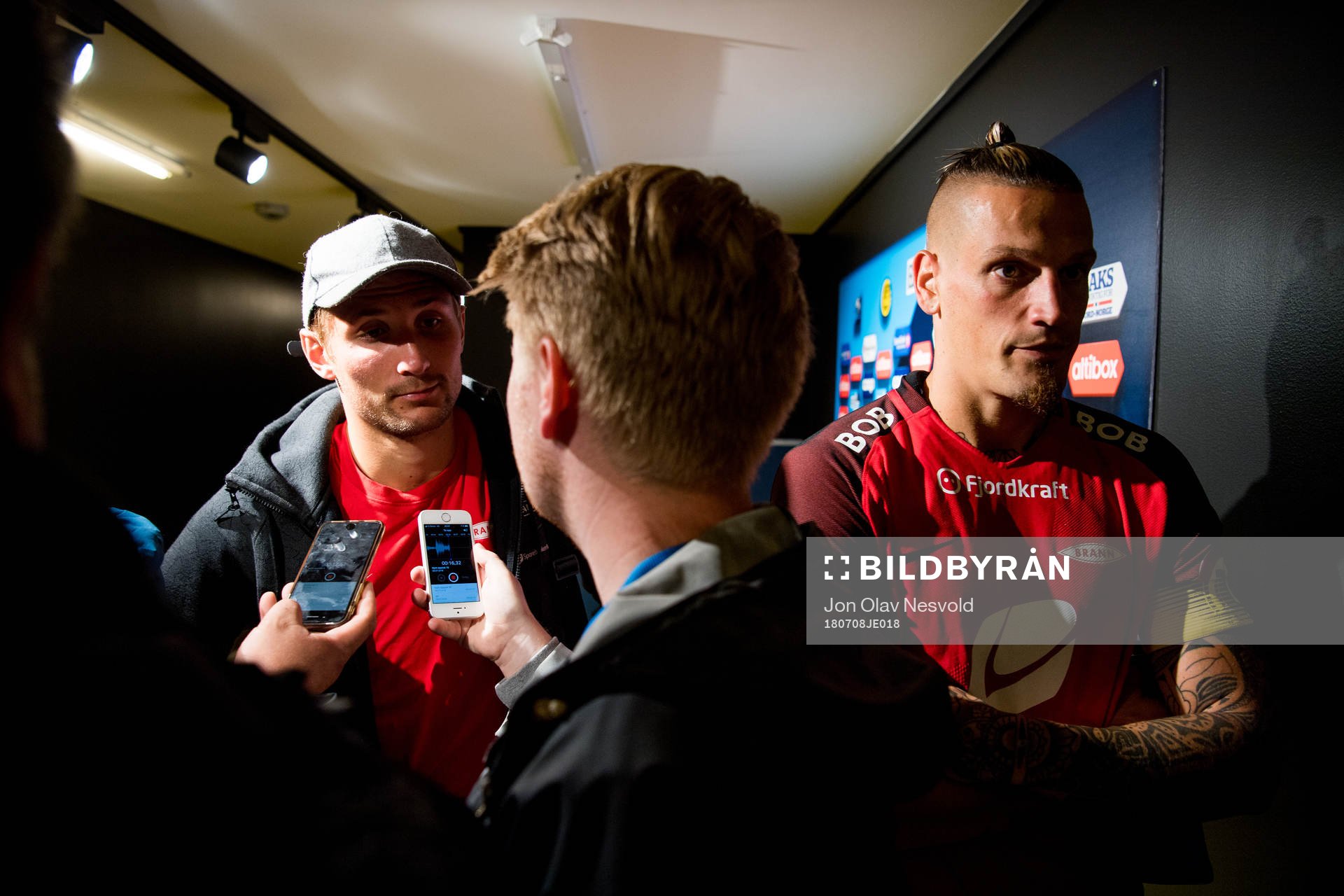 Steffen Lie Skålevik and Vito Wormgoor of Brann
