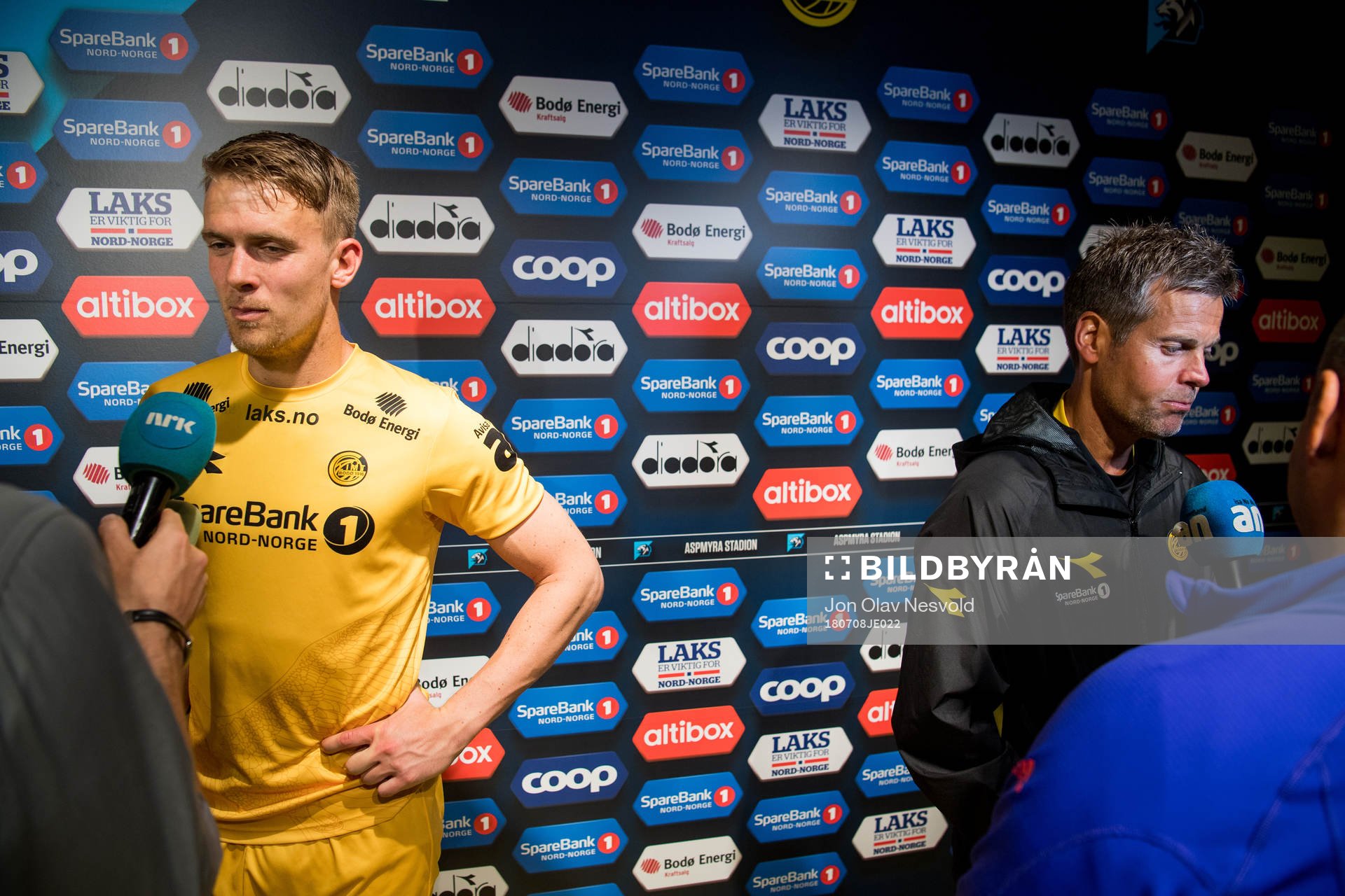 Kristian Fardal Opseth of Bodø/Glimt and Kjetil Knutsen,