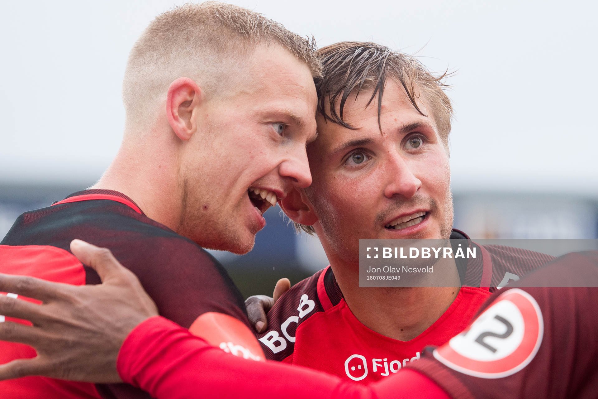 Peter Orry Larsen and Steffen Lie Skålevik of Brann