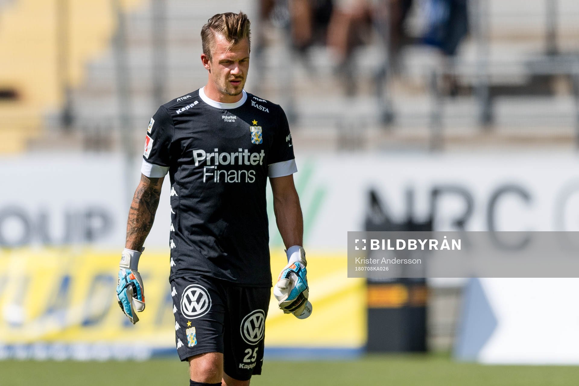 IFK Göteborgs målvakt Erik Dahlin deppar