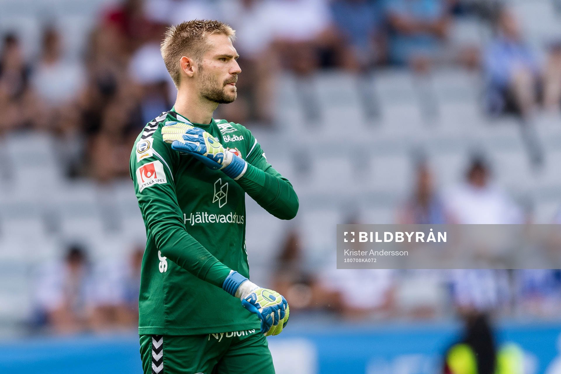Kalmars målvakt Lucas Hägg-Johansson