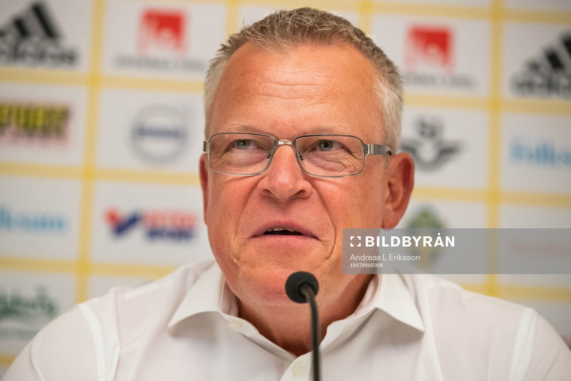 Head coach Janne Andersson of the Swedish national football