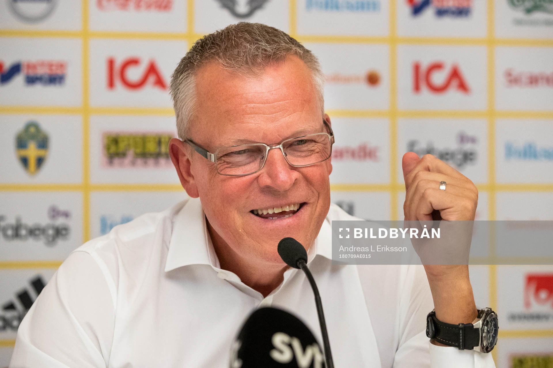 Head coach Janne Andersson of the Swedish national football