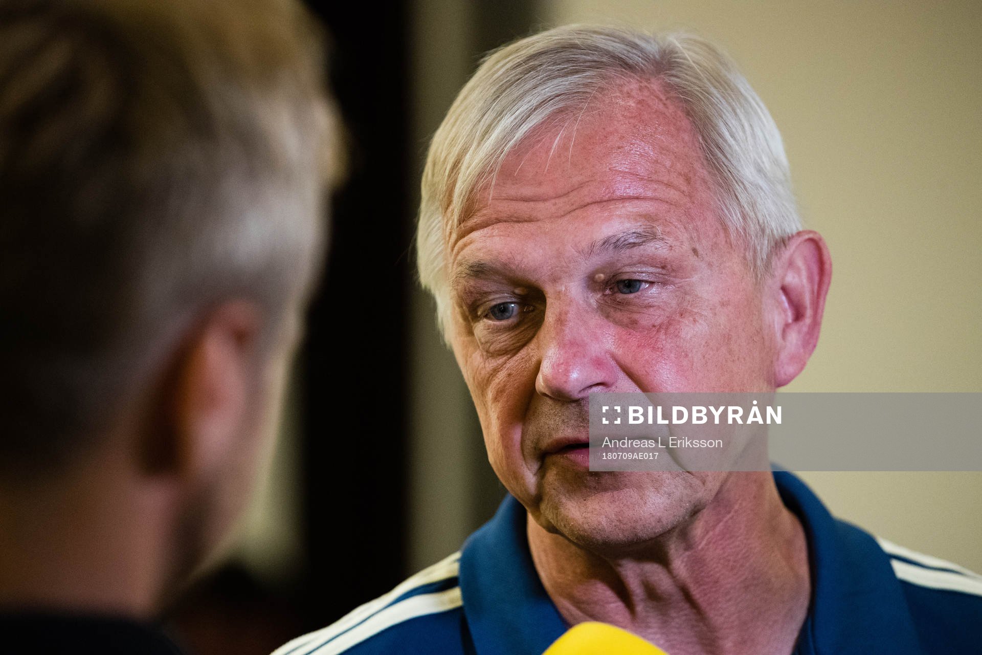 Team Manager Lars Richt of the Swedish national football