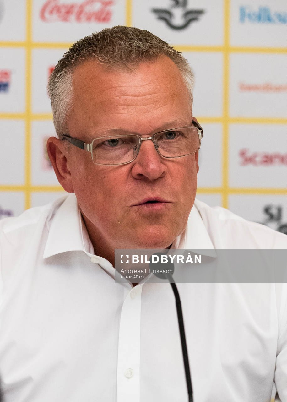 Head coach Janne Andersson of the Swedish national football