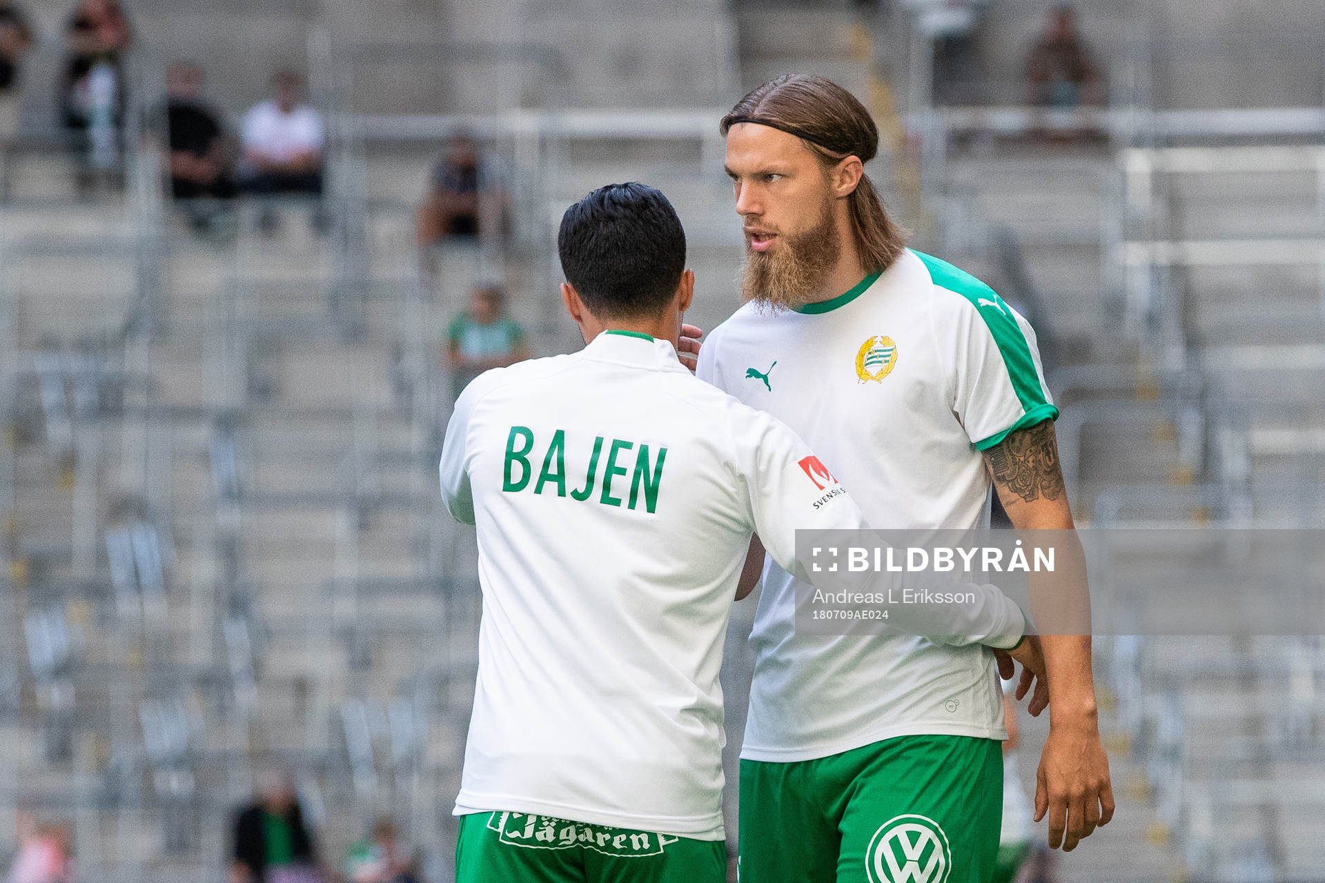 Hammarbys Jiloan Hamad och Björn Paulsen