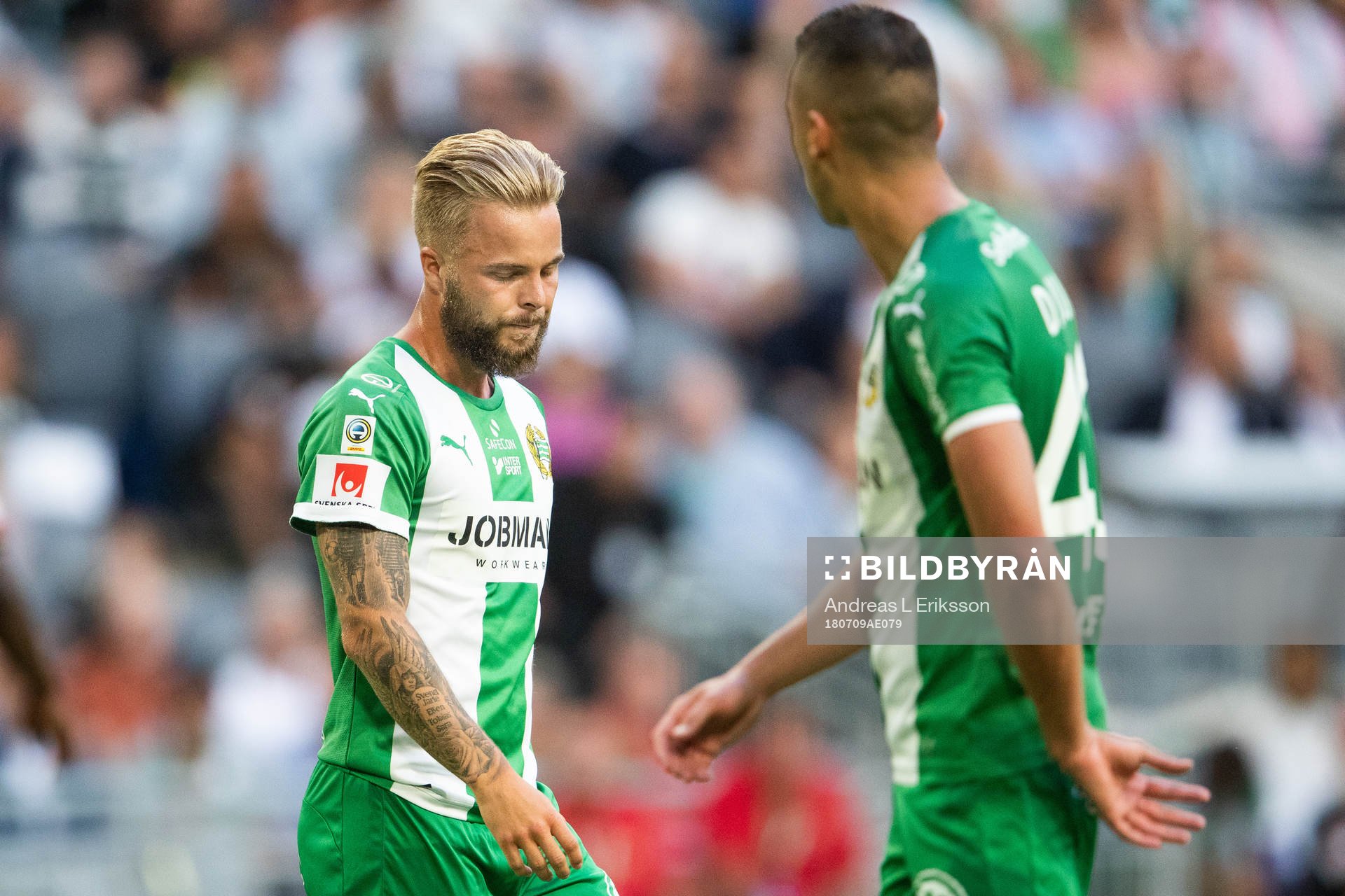 Hammarbys Sander Svendsen deppar