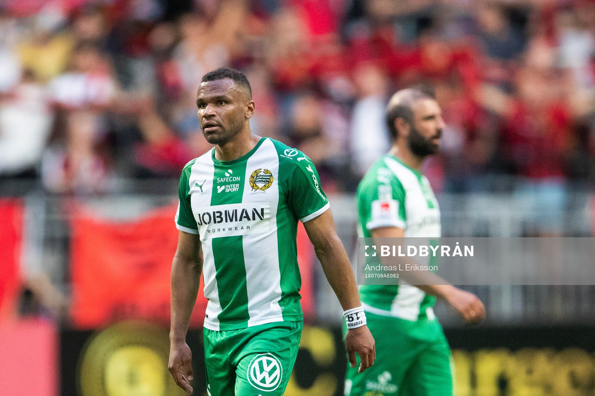 Hammarbys Serge-Junior Martinsson Ngouali och Kennedy