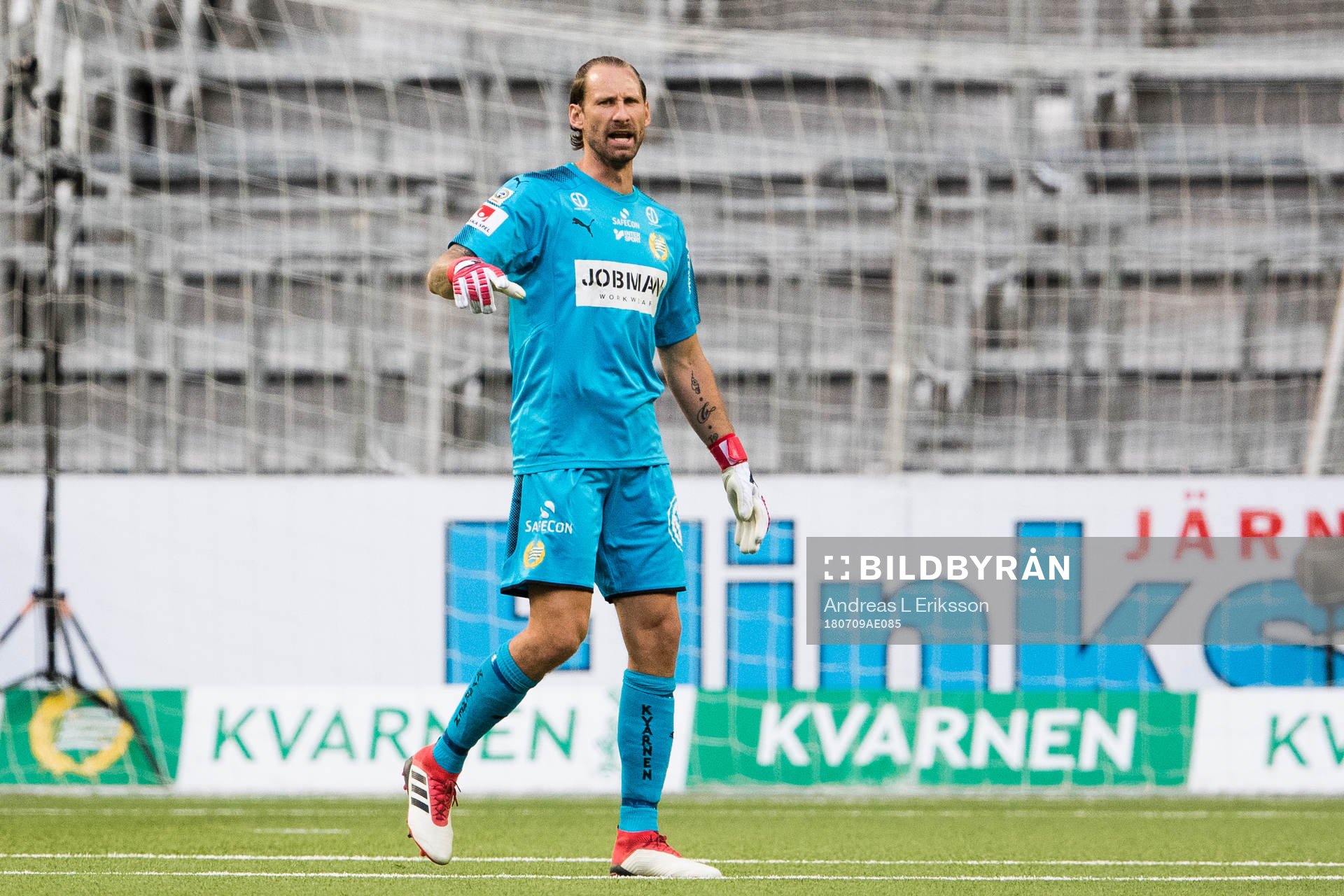 Hammarbys målvakt Johan Wiland