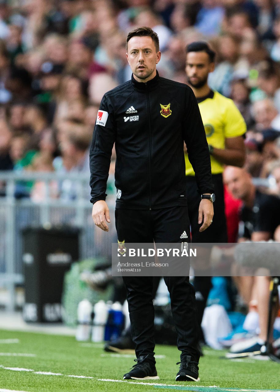 Östersunds tränare Ian Burchnall
