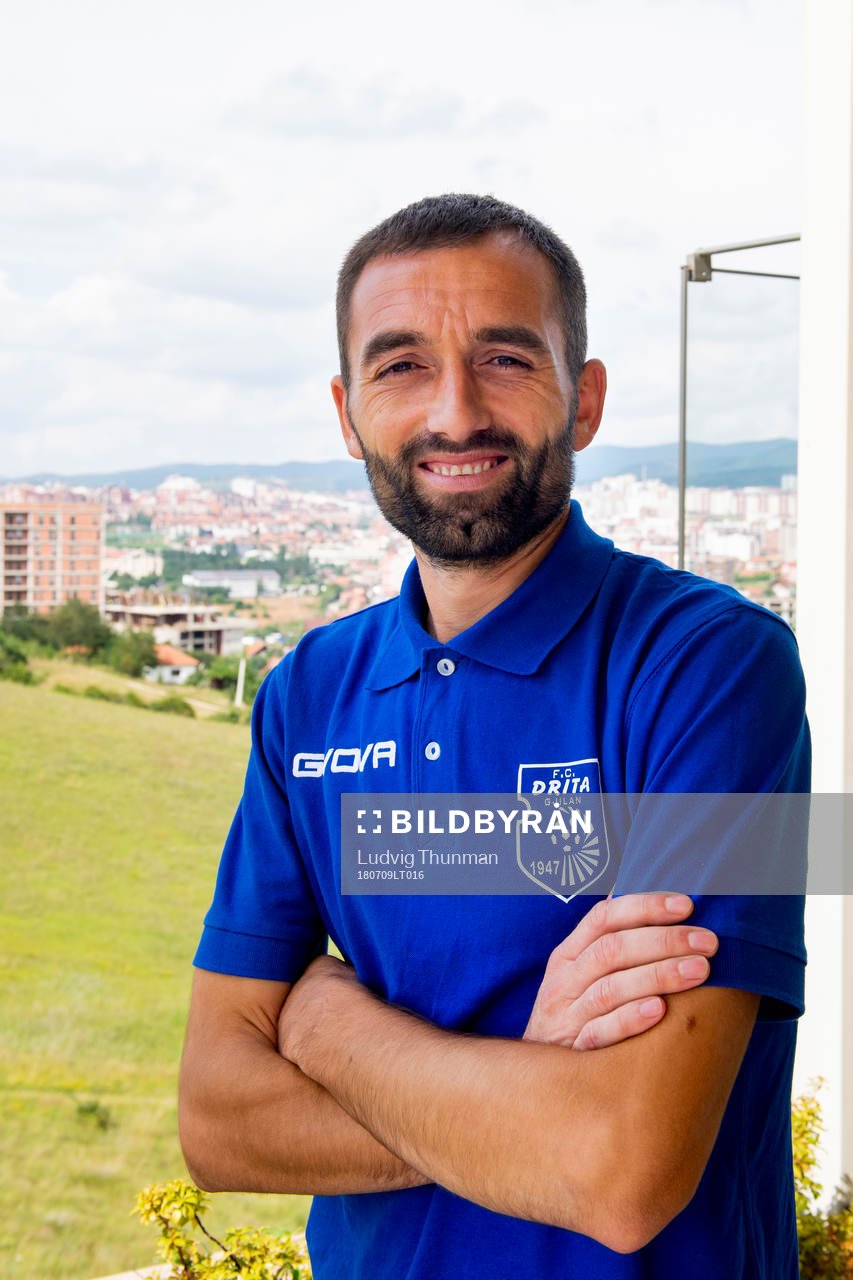 Xhevdet Shabani of FC Drita poses or a protrait
