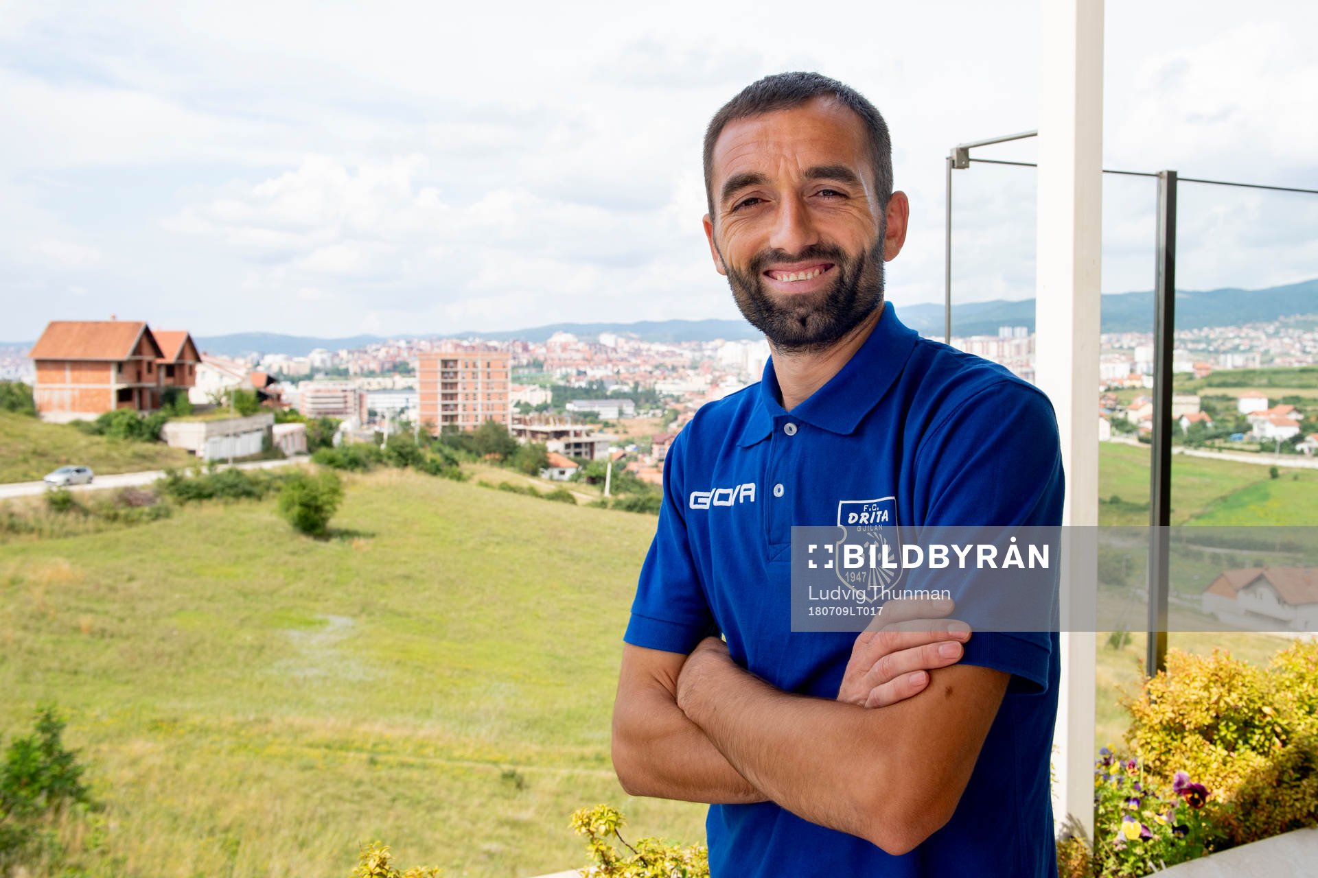 Xhevdet Shabani of FC Drita poses or a protrait