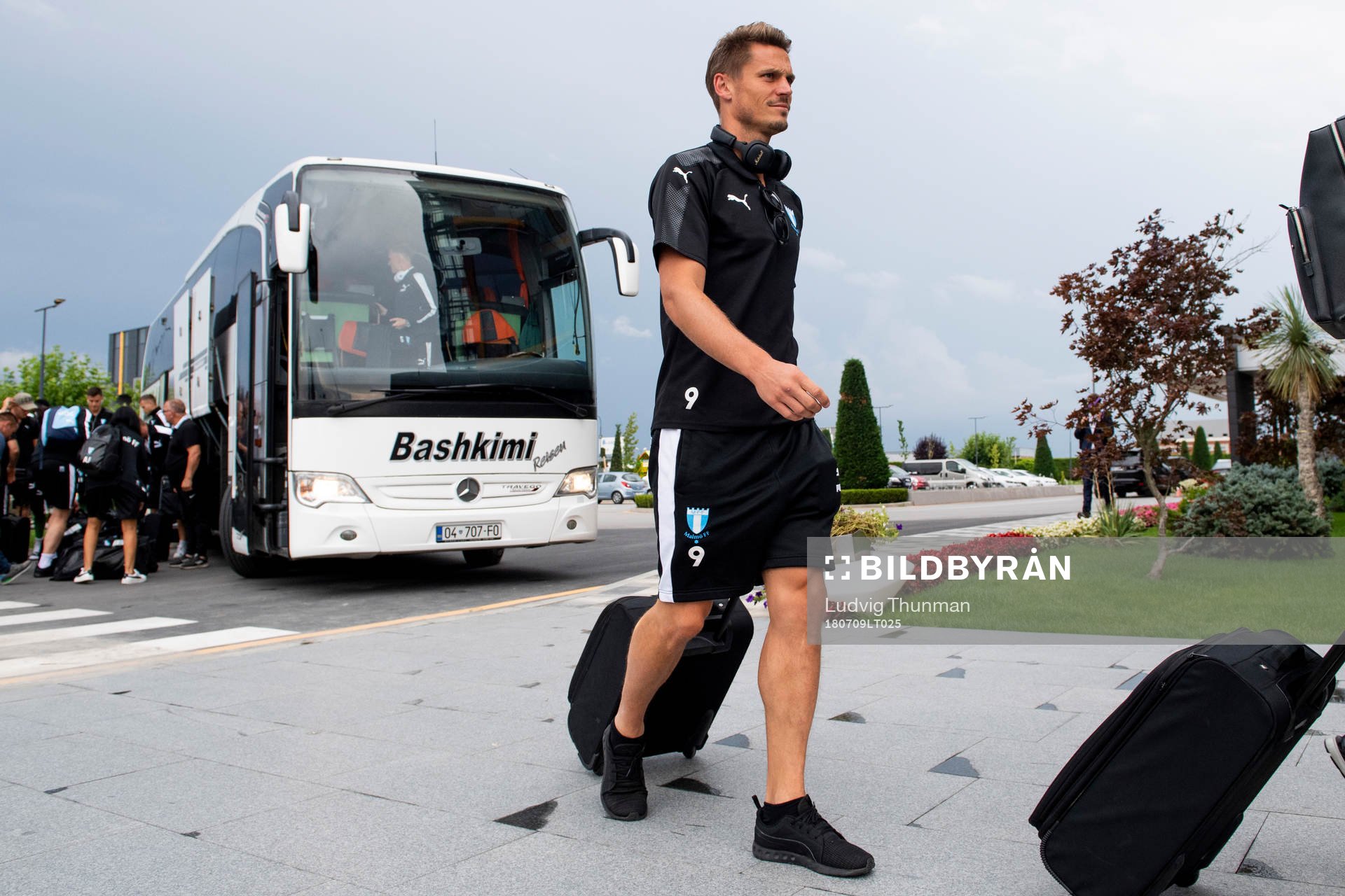 Markus Rosenberg of Malmö FF arrives