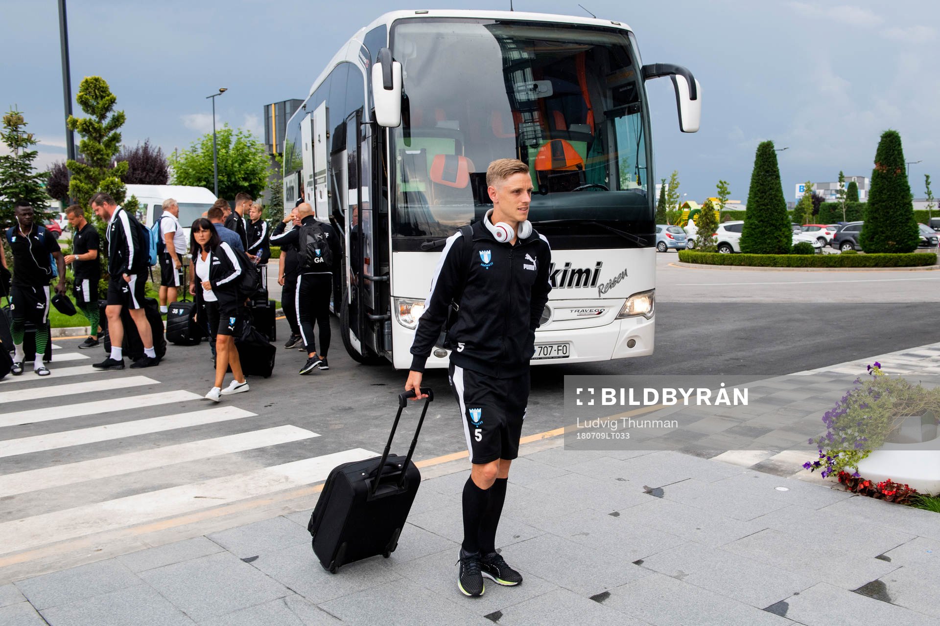 Sören Rieks of Malmö FF arrives