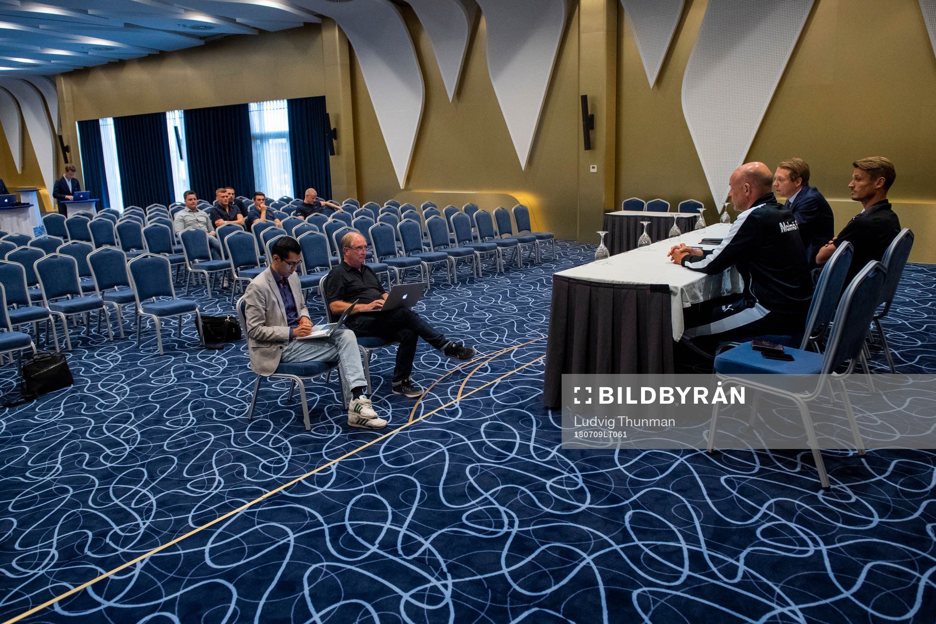 Journalists Max Wiman, Sydsvenskan and Fredrik Jonsson