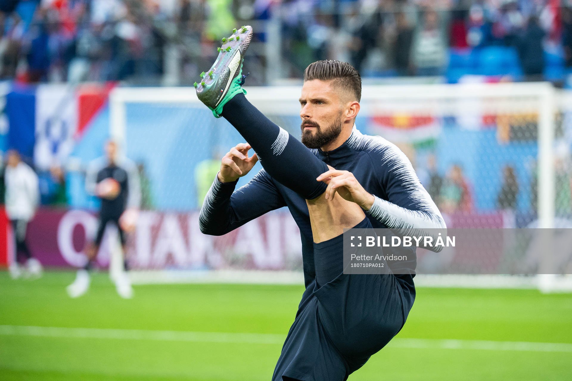 Olivier Giroud of France prior to the FIFA World Cup semi