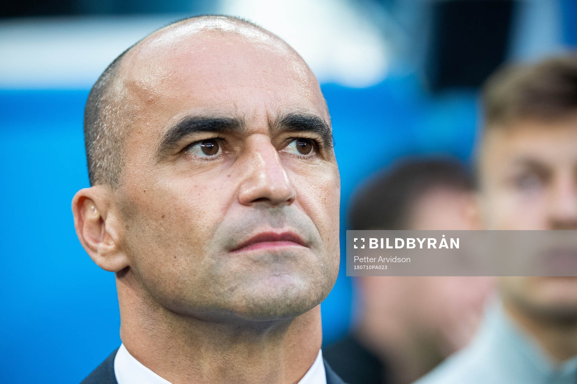 Head coach Roberto Martinez of Belgium prior to the FIFA