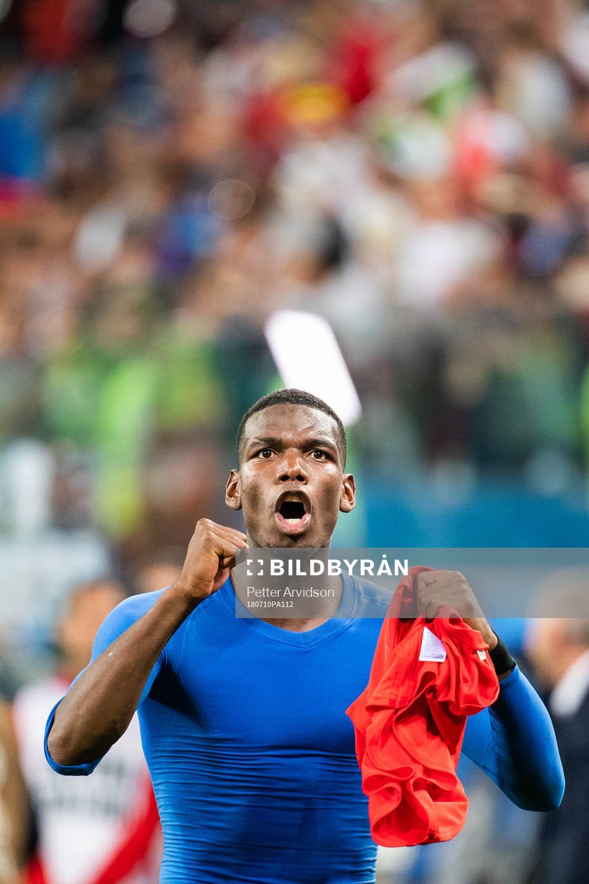 Paul Pogba of France celebrate
