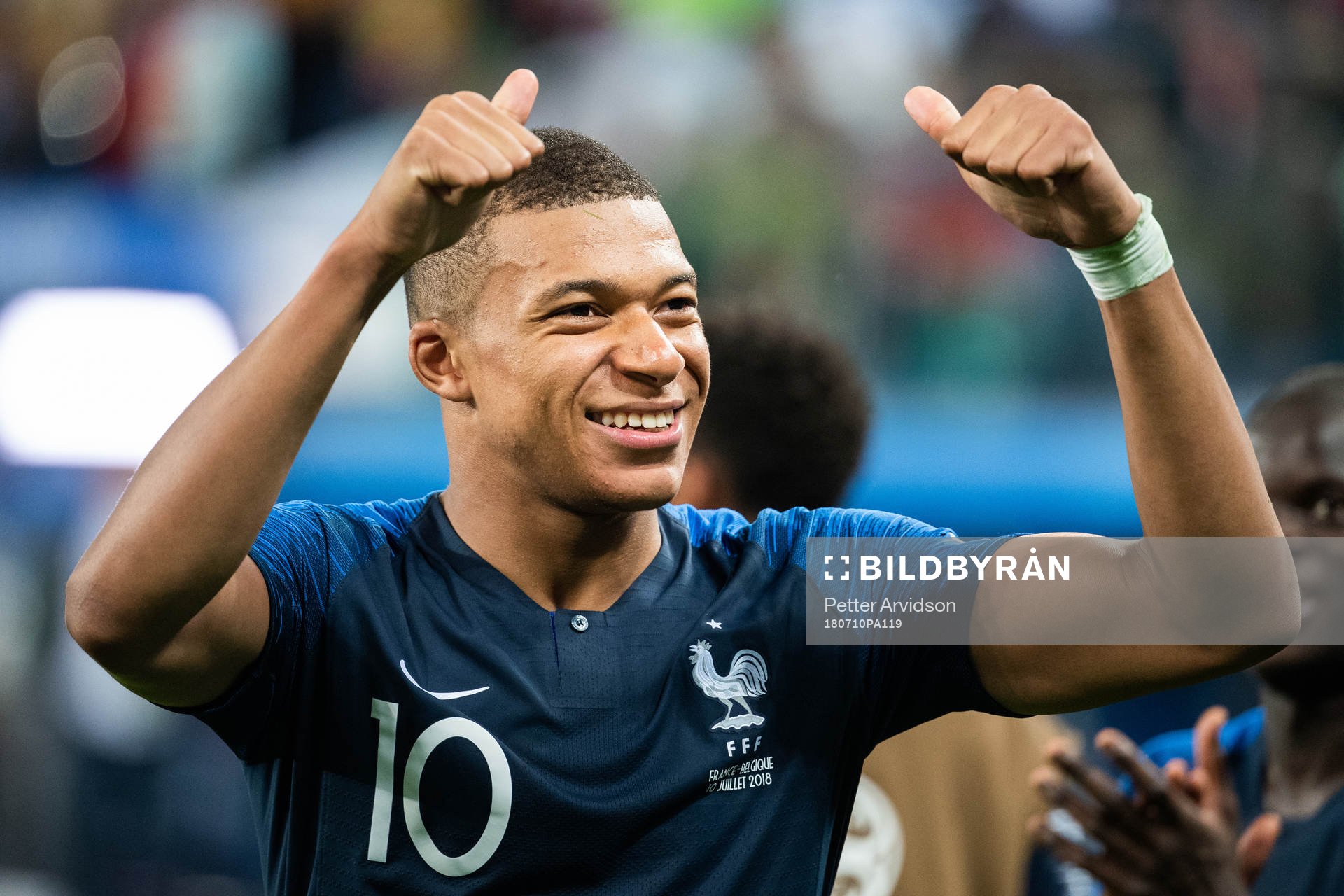 Kylian Mbappe celebrate
