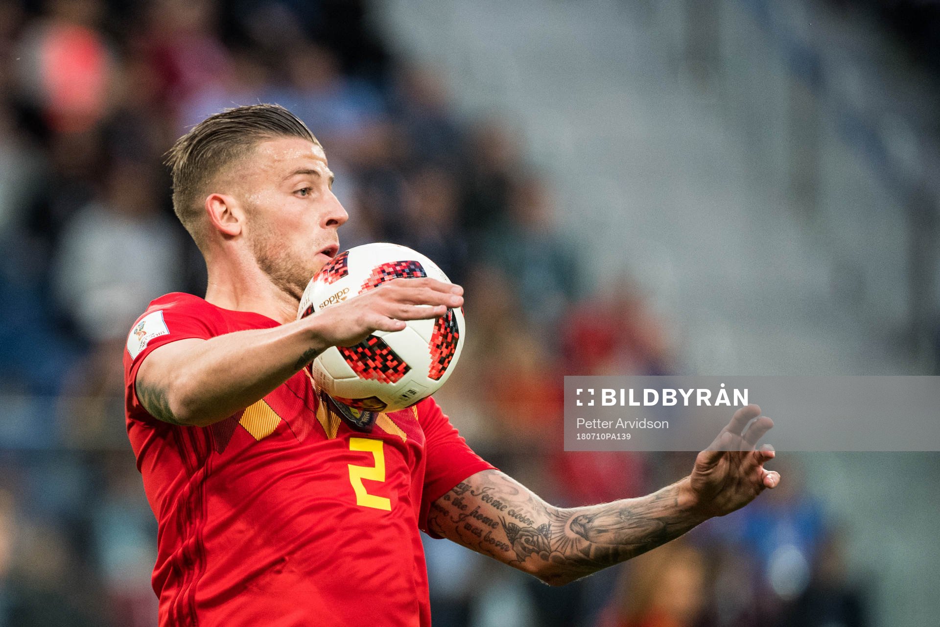 Toby Alderweireld of Belgium