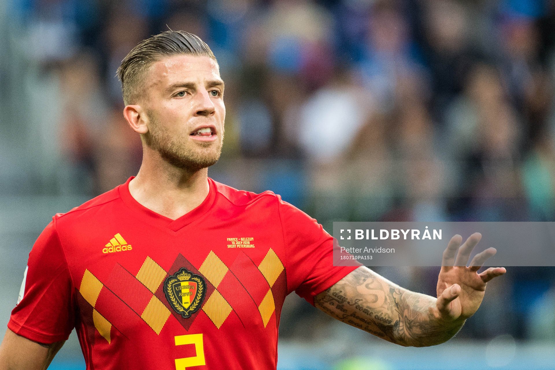 Toby Alderweireld of Belgium