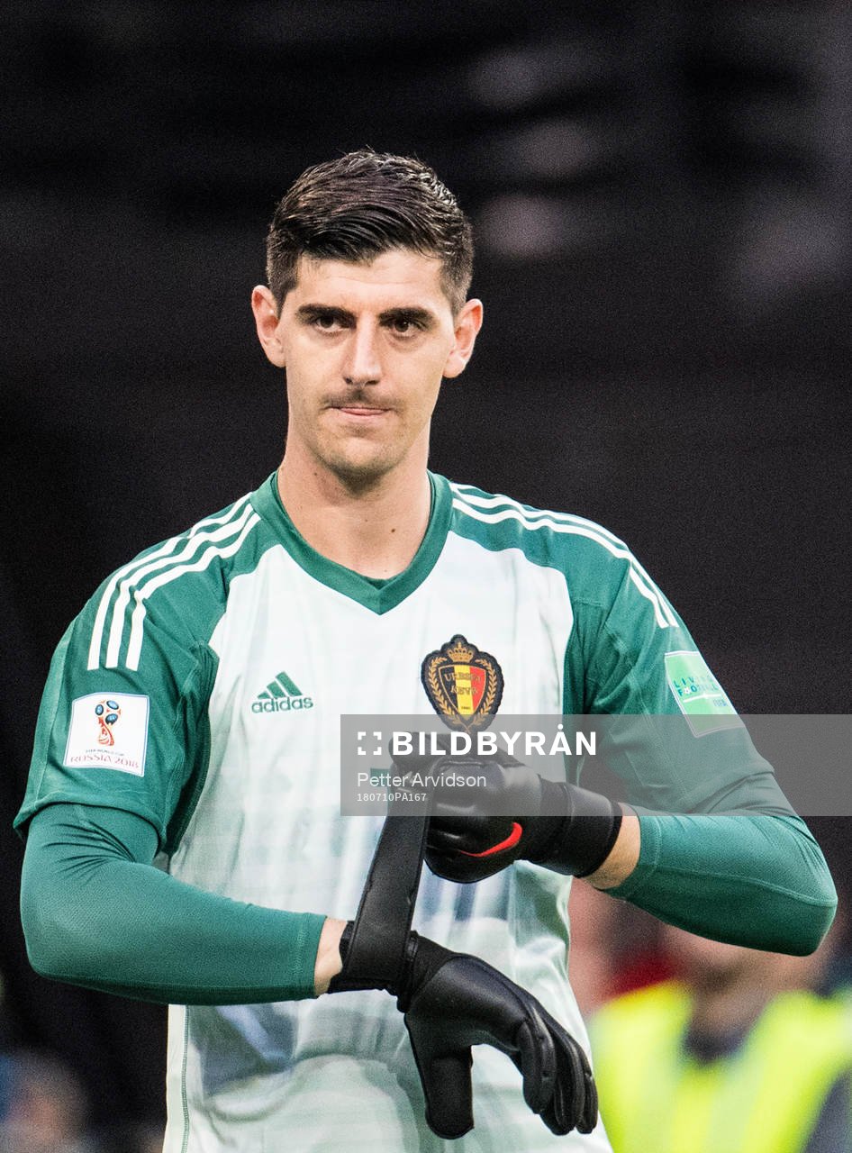 Goalkeeper Thibaut Courtois of Belgium