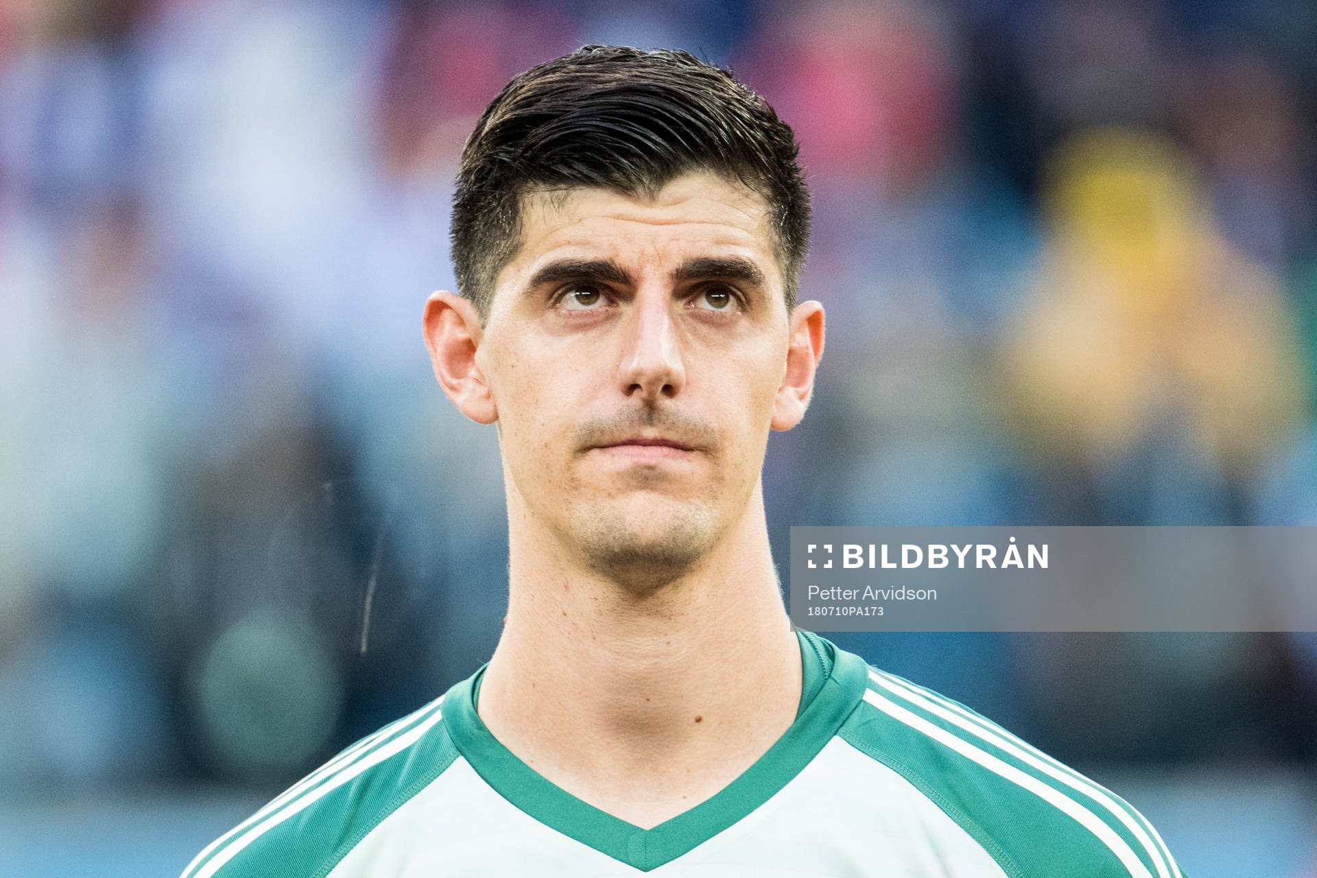 Goalkeeper Thibaut Courtois of Belgium prior the FIFA World