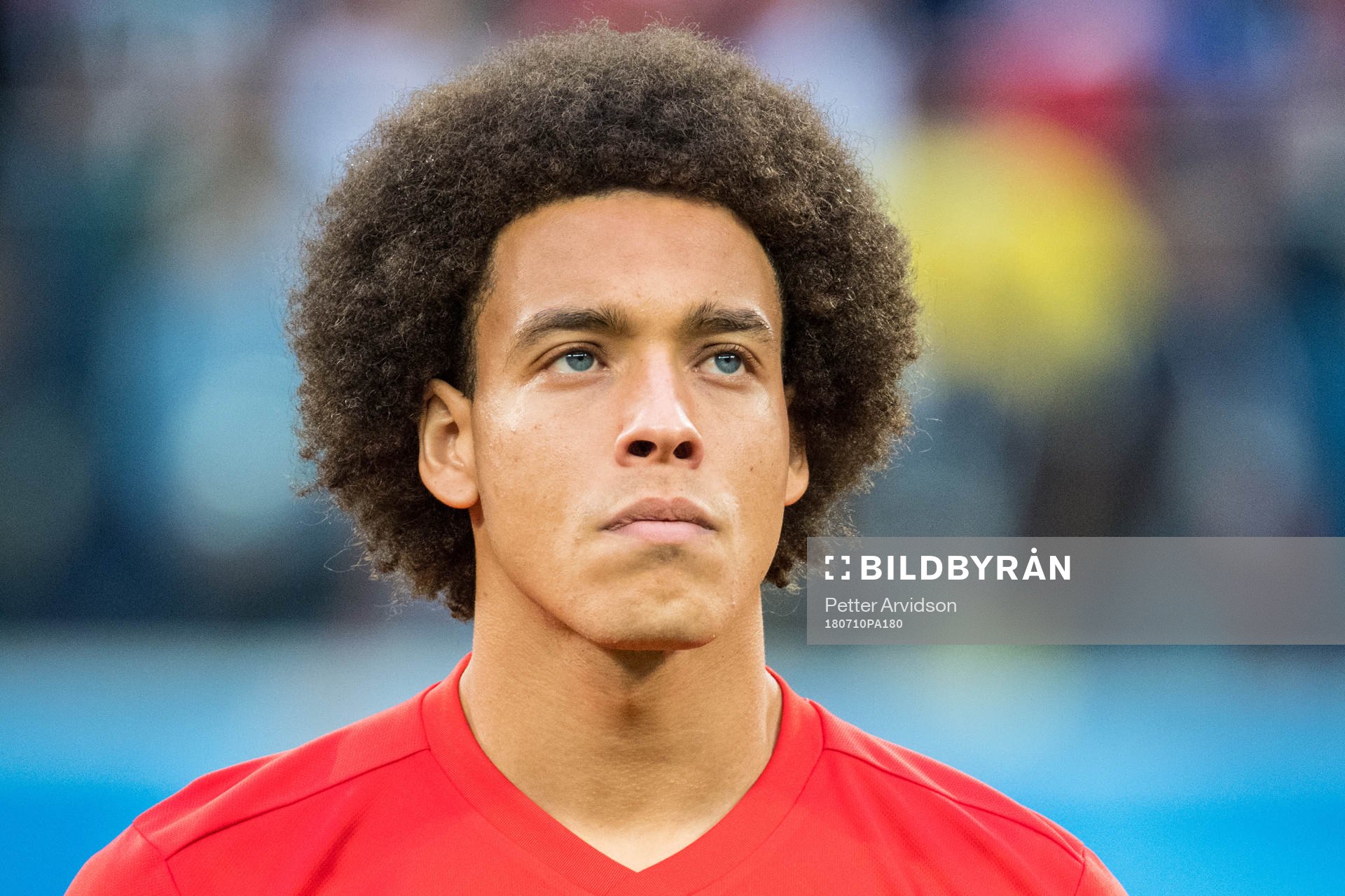 Axel Witsel of Belgium prior the FIFA World Cup semi final